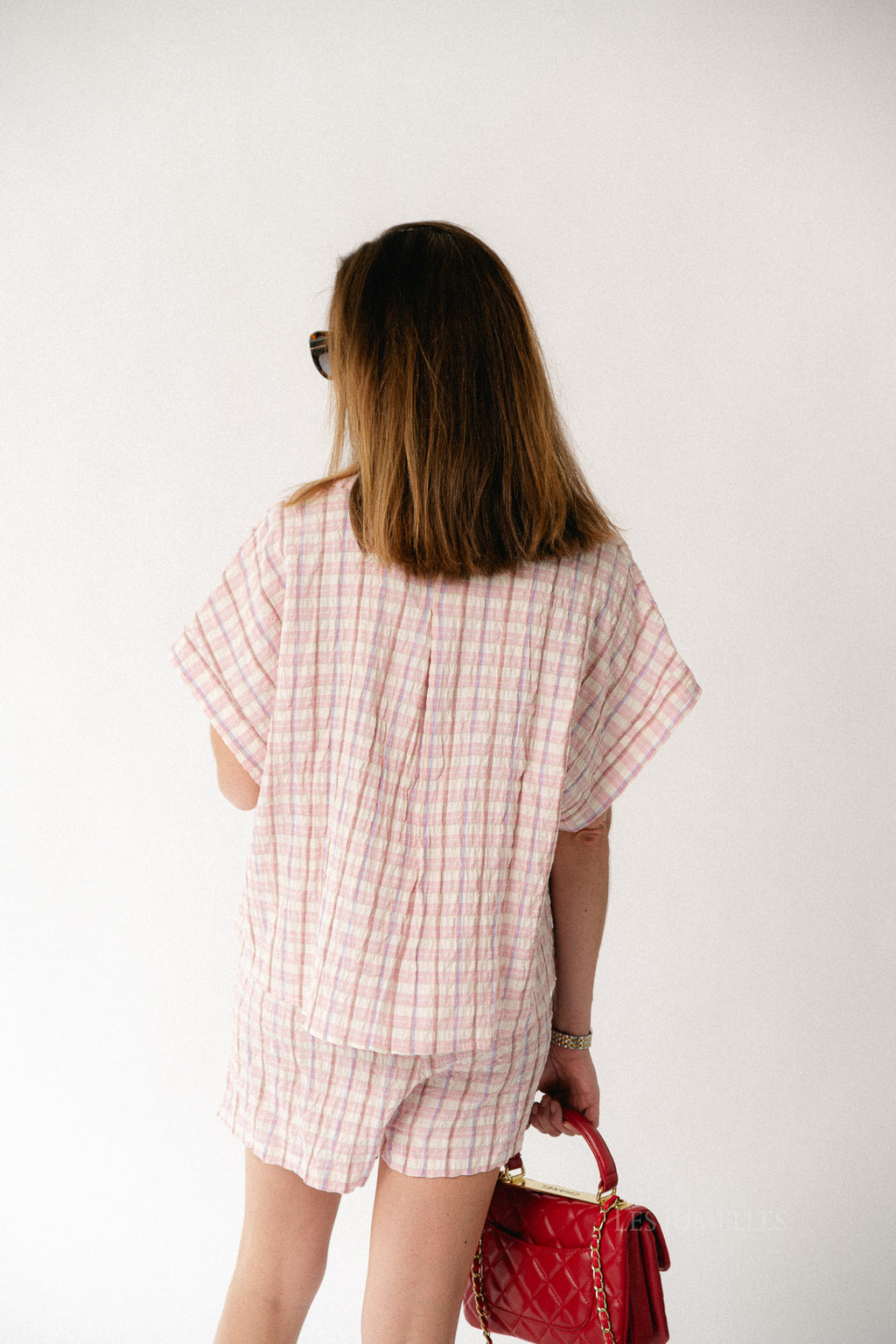 Juliette SS checkered shirt multicolor