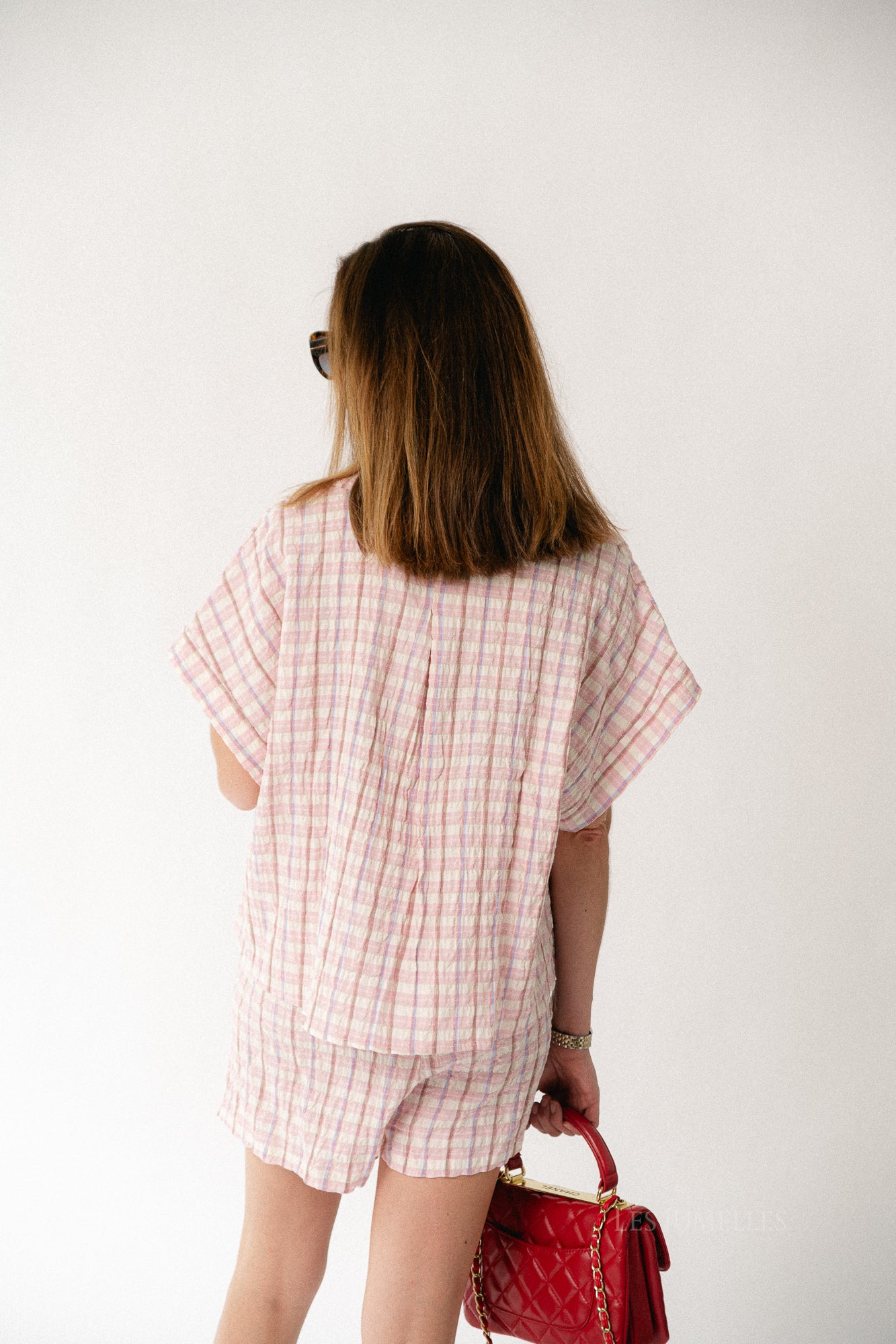 Juliette SS checkered shirt multicolor