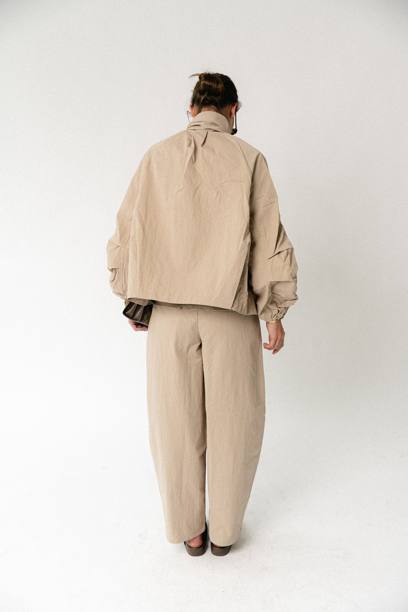 OBJTanya MW barrel pants humus