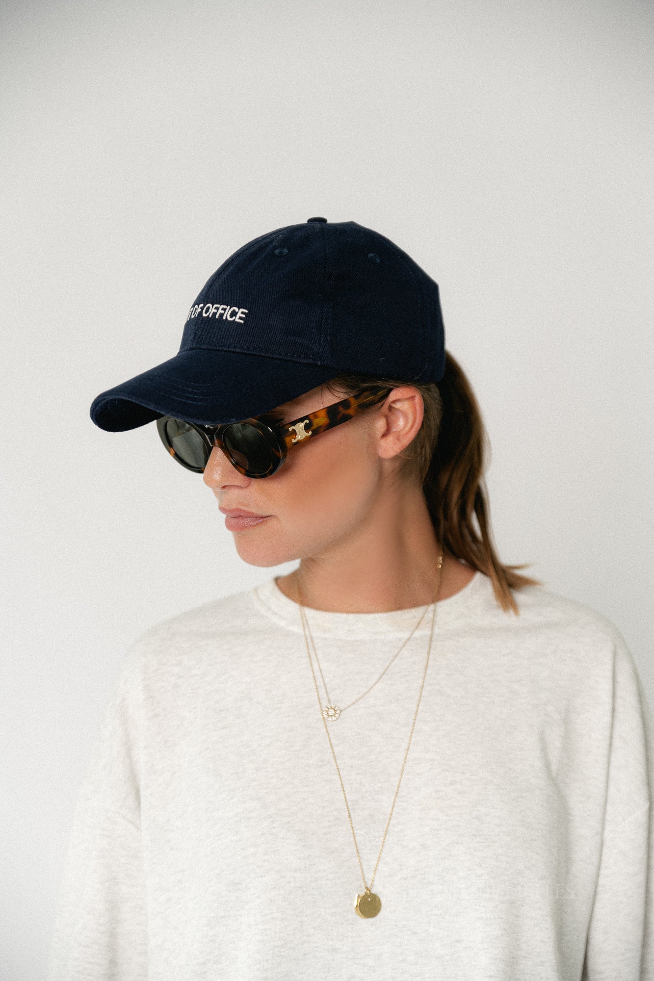 Out of office cap navy