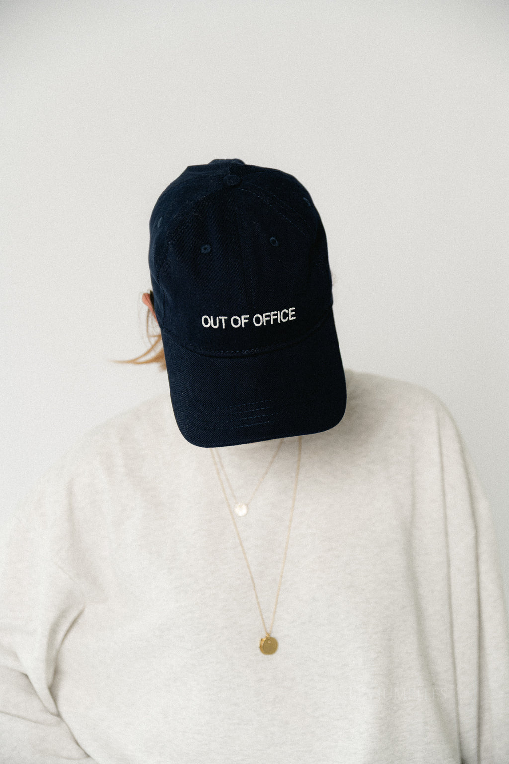 Out of office cap navy