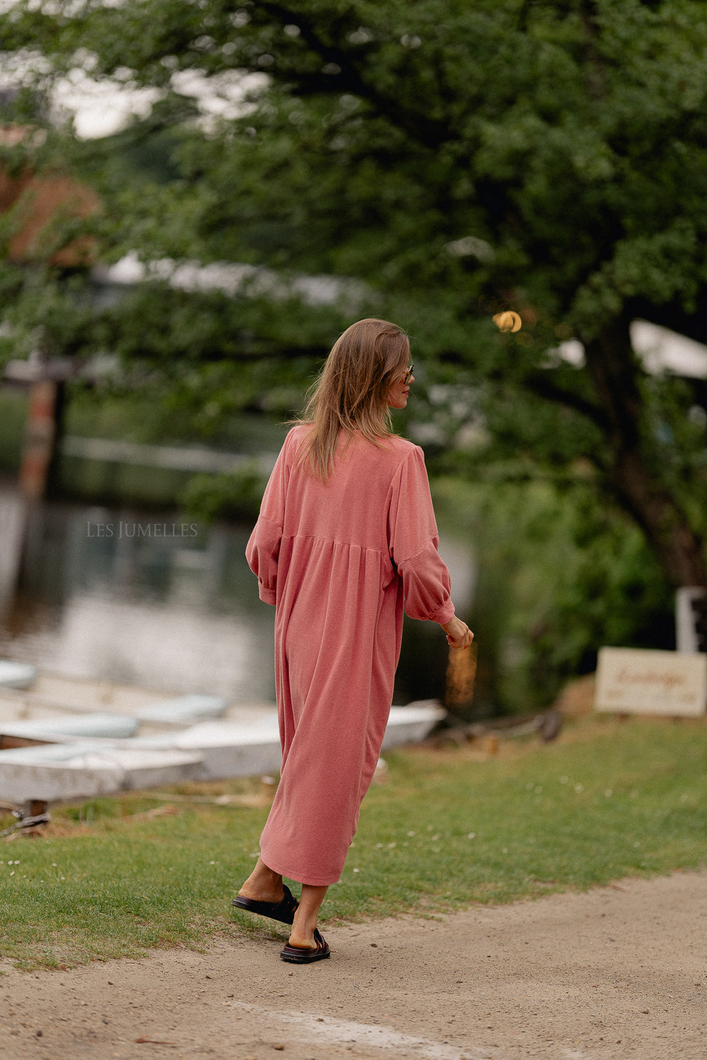 Louise Frottee-Kleid in Peperosa