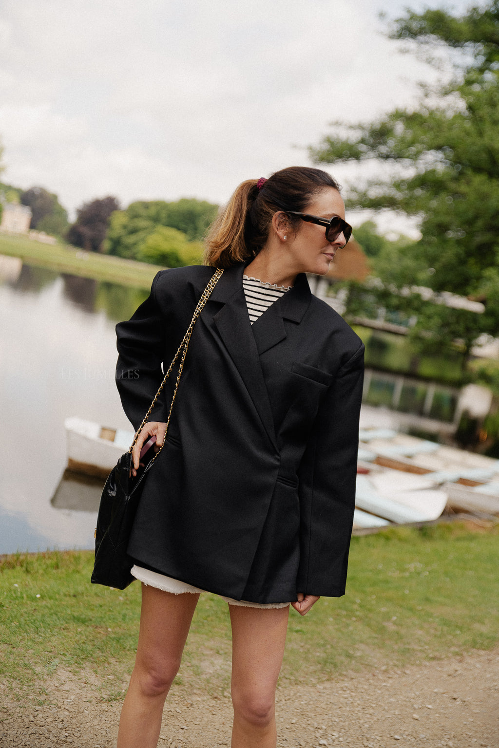 Blazer oversize Chloé noir