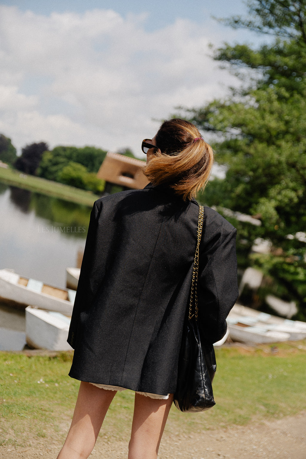 Blazer oversize Chloé noir