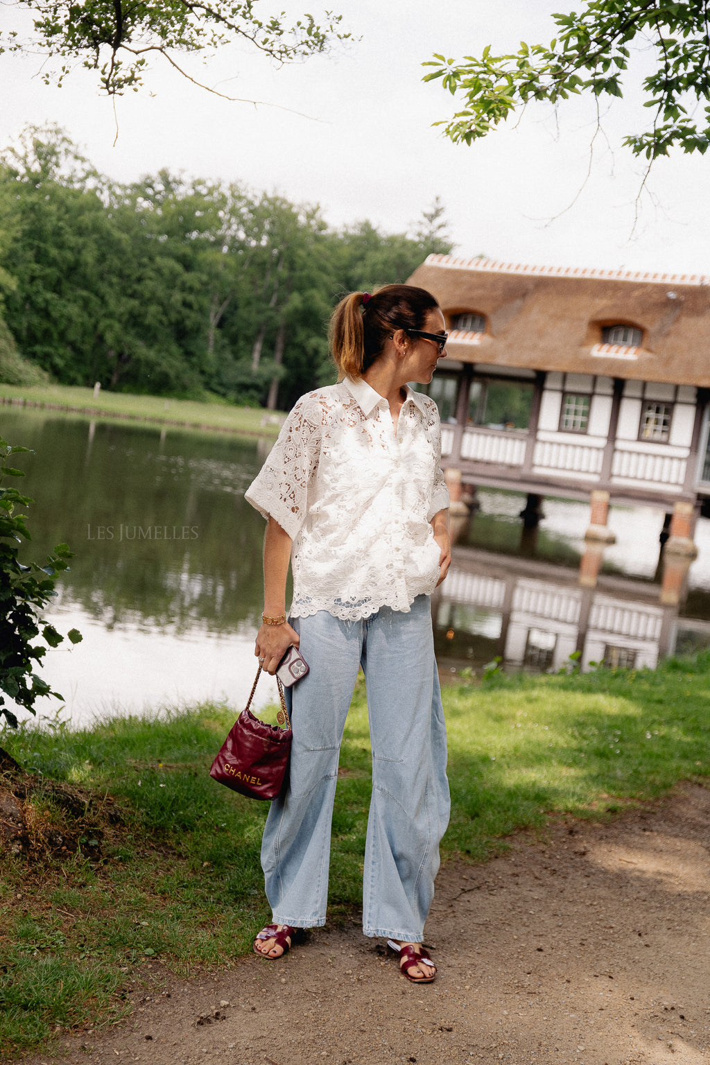 YASMilvo Chemise 2/4 blanche