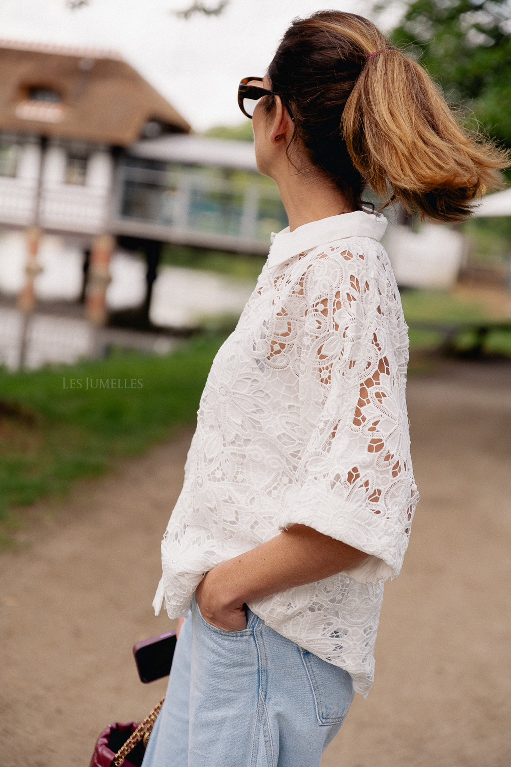 YASMilvo Chemise 2/4 blanche