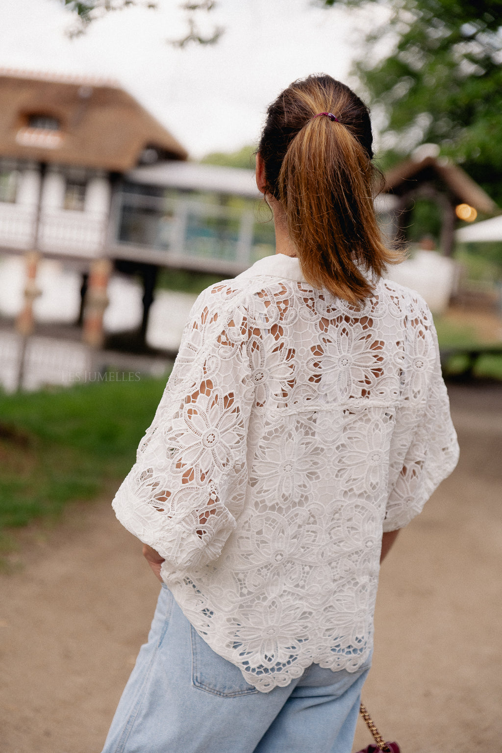 YASMilvo Chemise 2/4 blanche