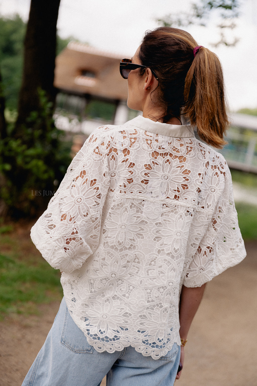 YASMilvo Chemise 2/4 blanche