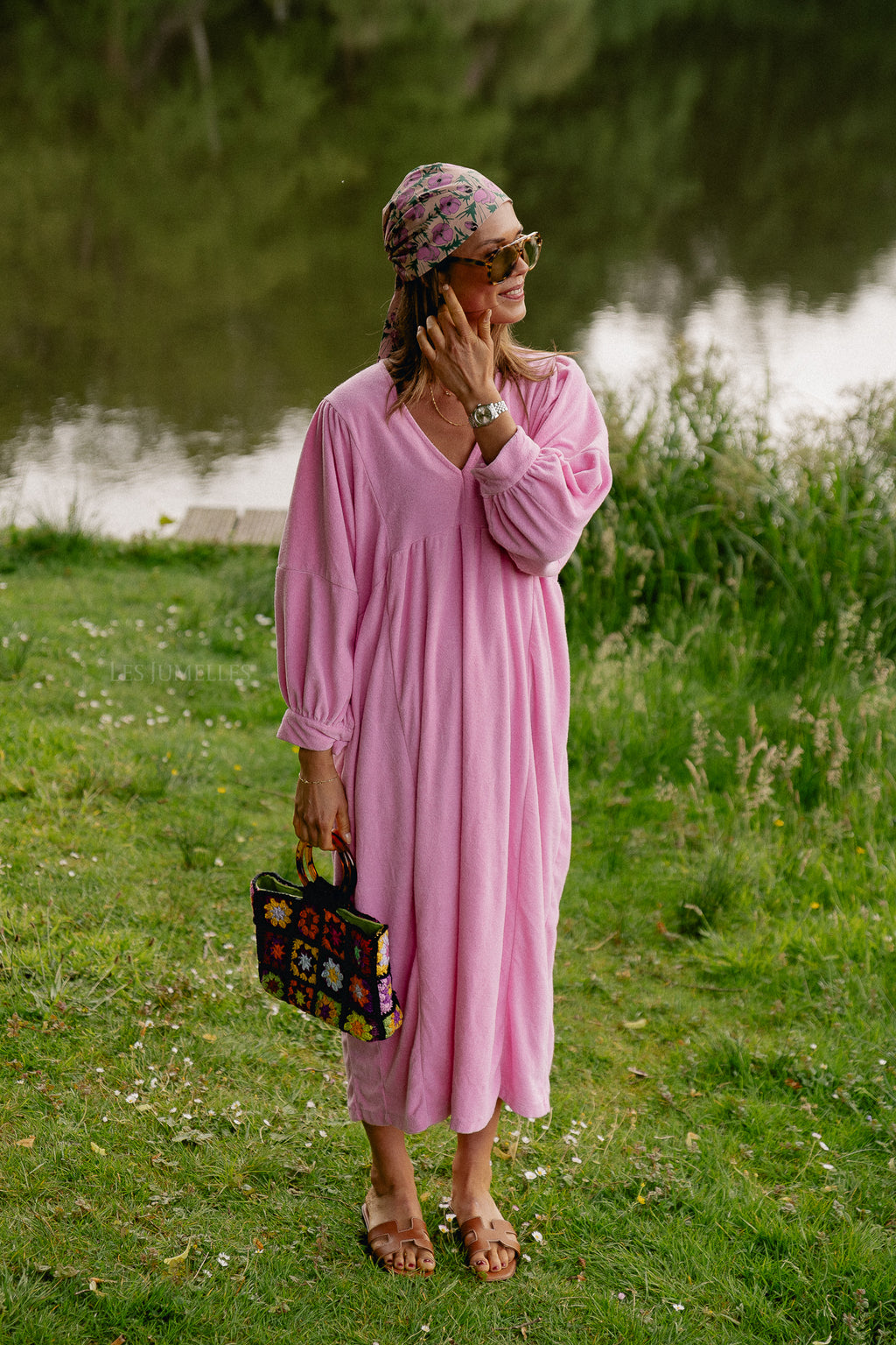 Louise Frottee-Kleid Pfingstrose