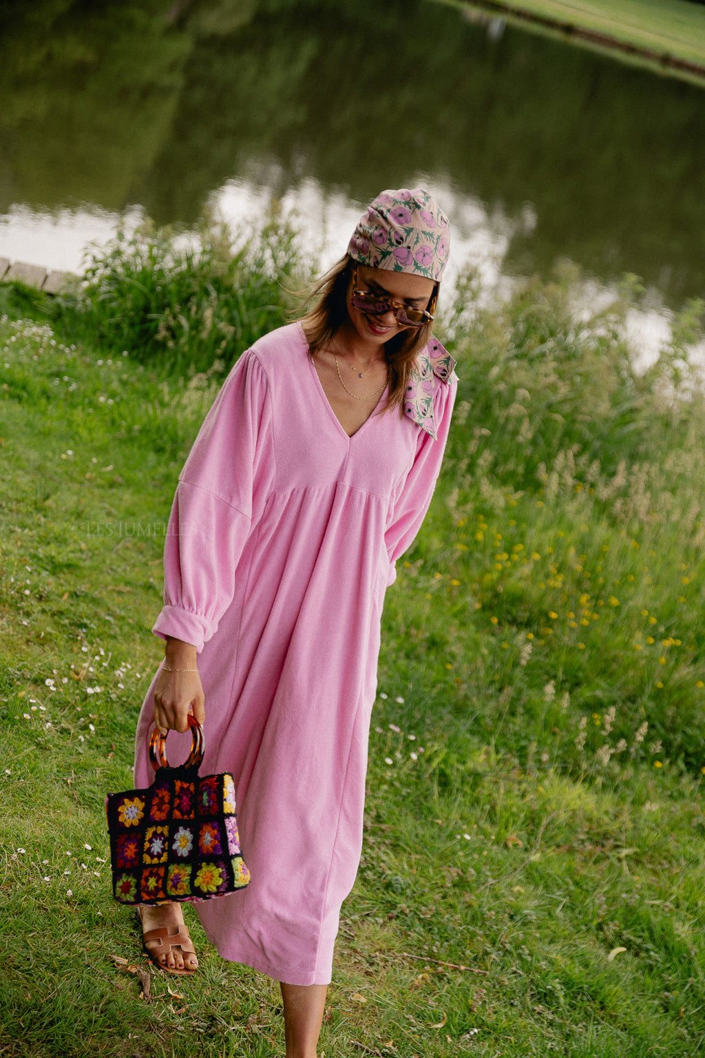 Louise Frottee-Kleid Pfingstrose