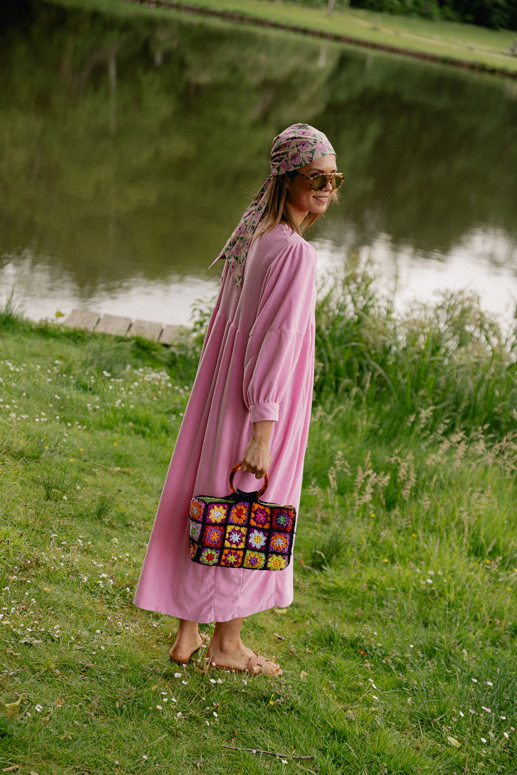 Louise Frottee-Kleid Pfingstrose