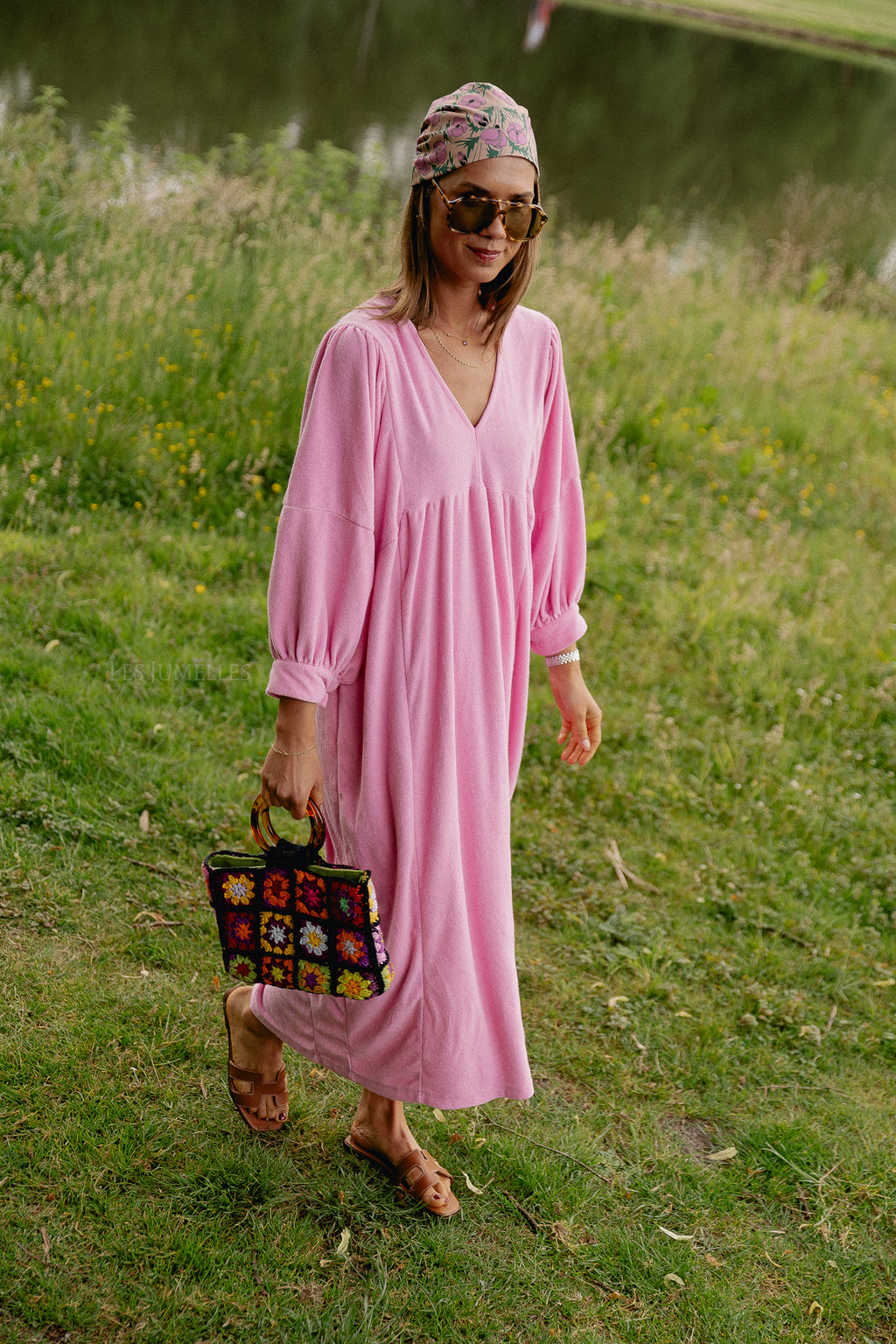 Louise Frottee-Kleid Pfingstrose
