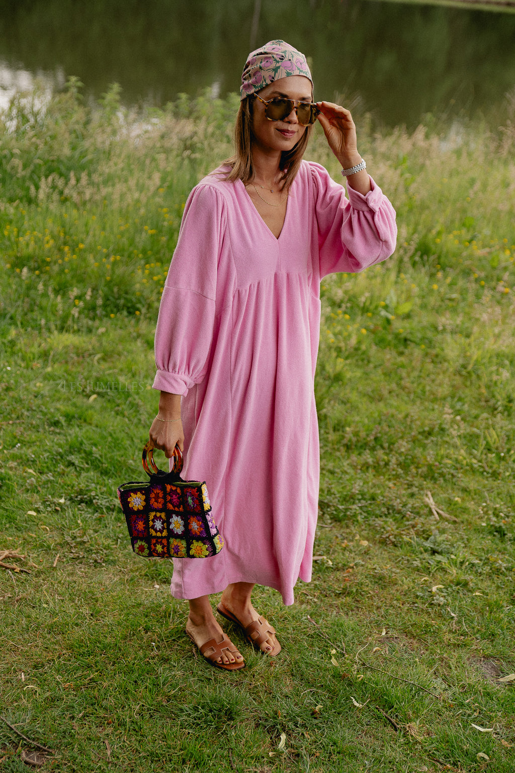 Louise Frottee-Kleid Pfingstrose