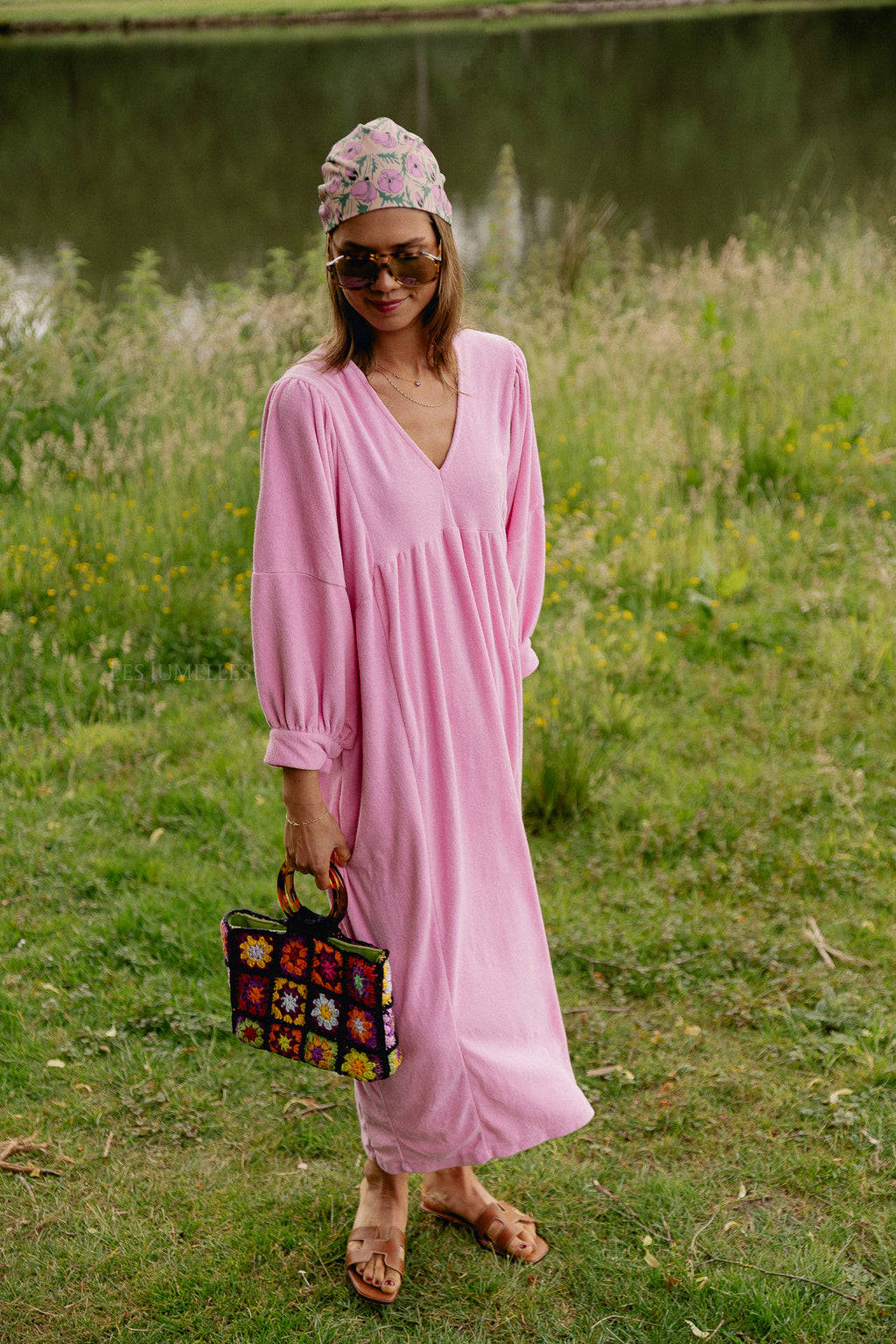 Louise Frottee-Kleid Pfingstrose