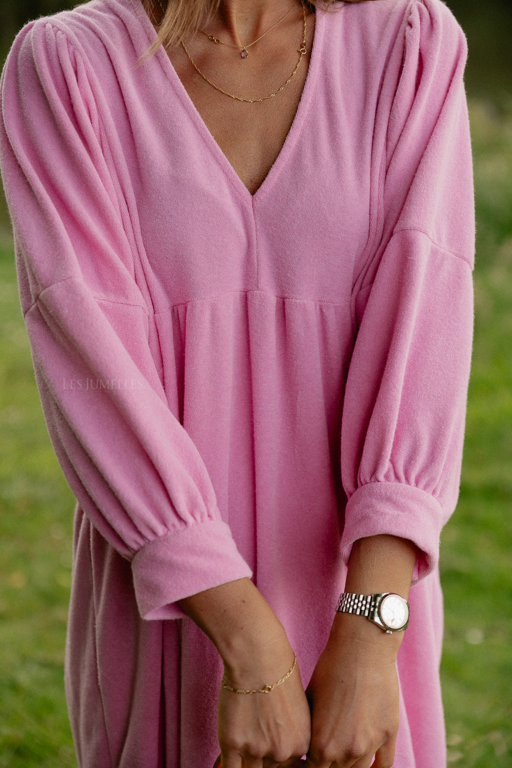 Louise Frottee-Kleid Pfingstrose