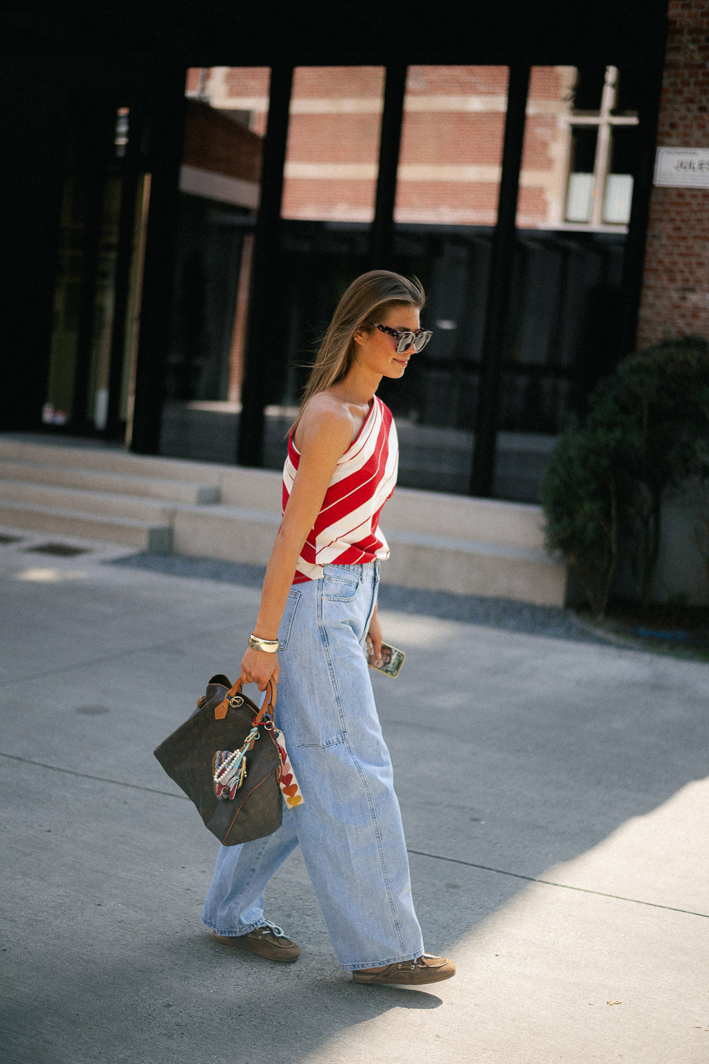 Laurie barrel fit jeans blue denim