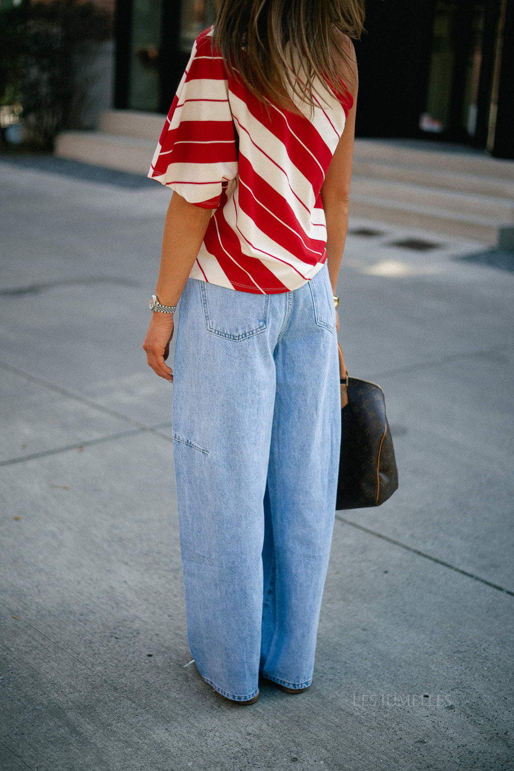 Laurie barrel fit jeans blue denim