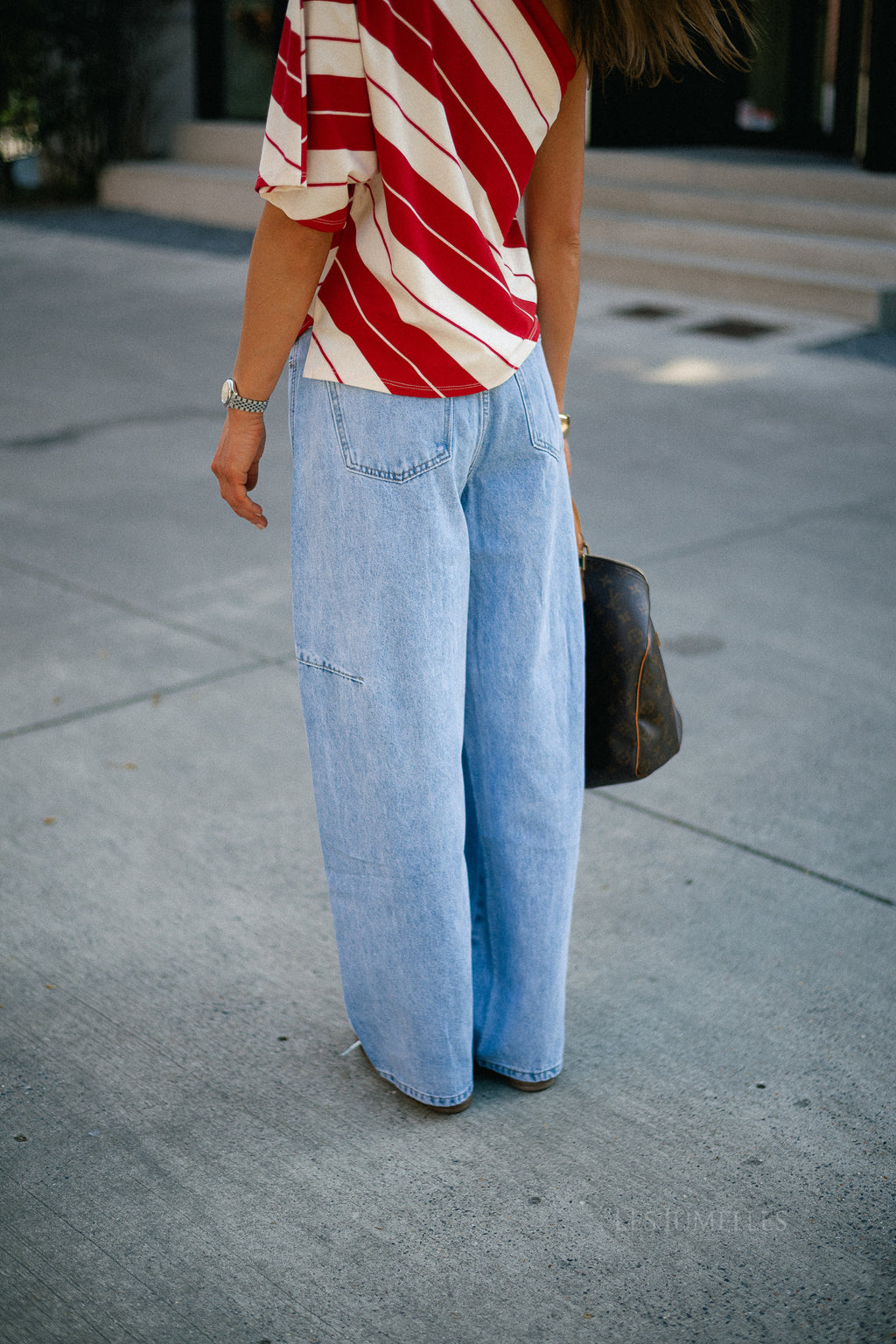 Laurie barrel fit jeans blue denim