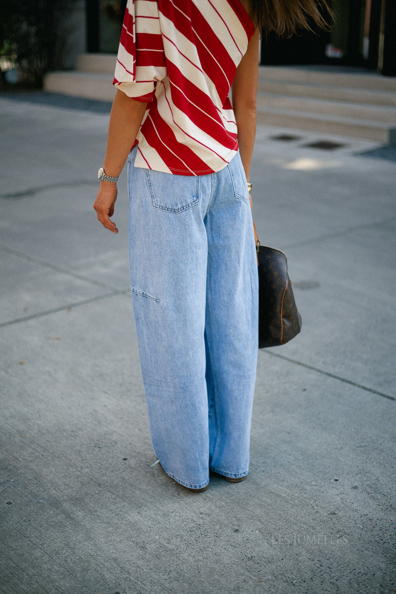 Laurie barrel fit jeans blue denim