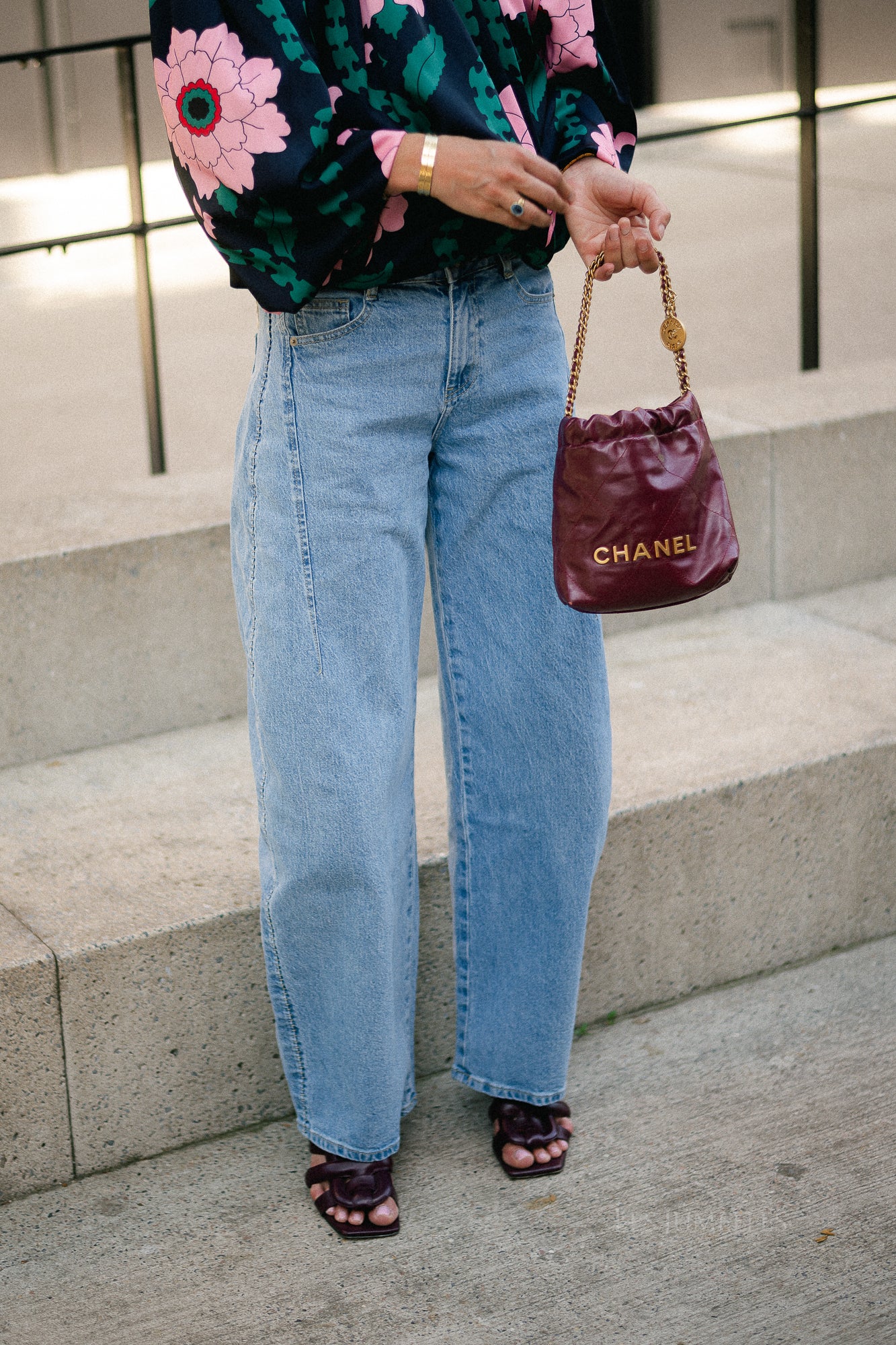 Babette barrel jeans blue