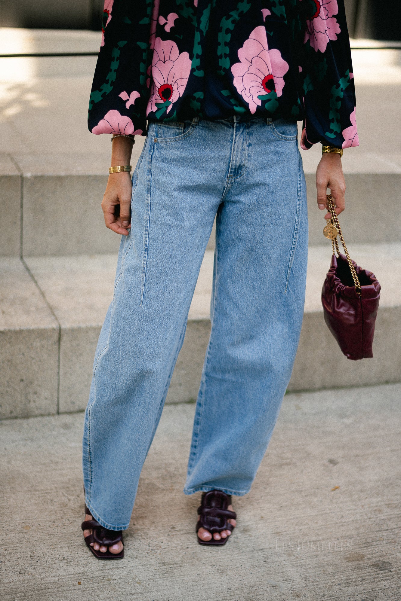 Babette barrel jeans blue