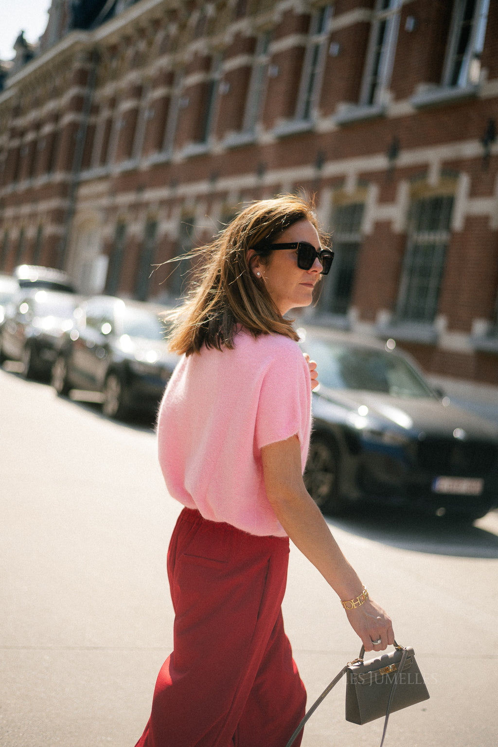 Adèle SS jumper marshmellow pink
