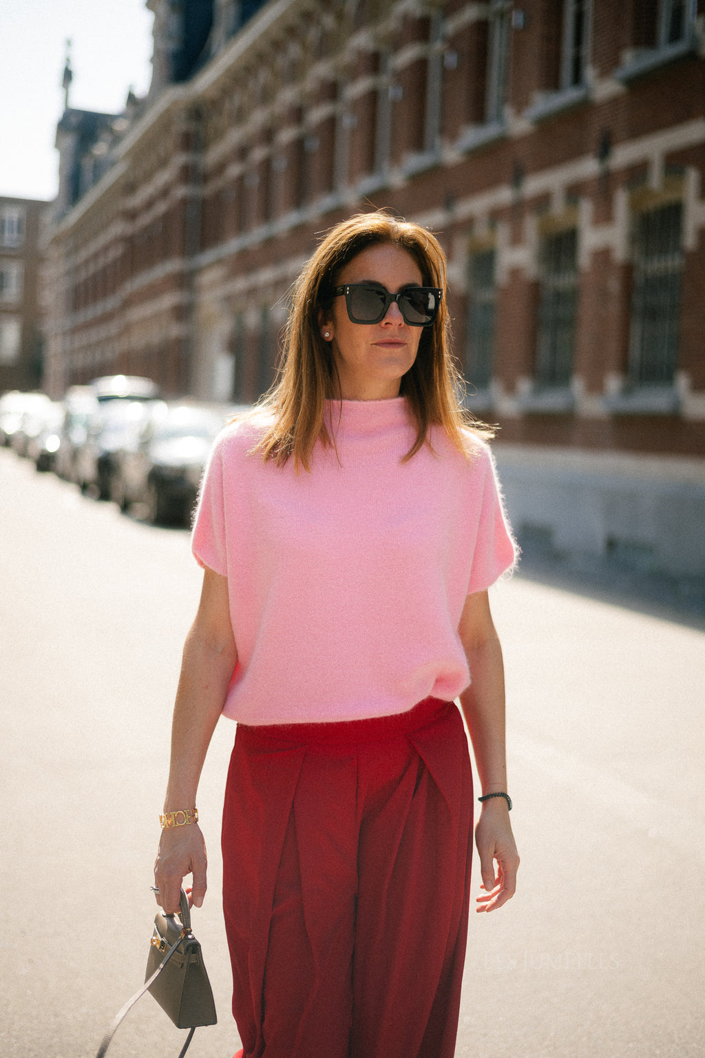 Adèle SS jumper marshmellow pink
