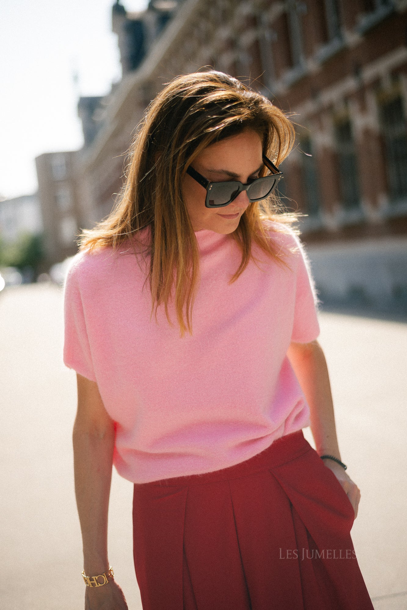 Adèle SS jumper marshmellow pink