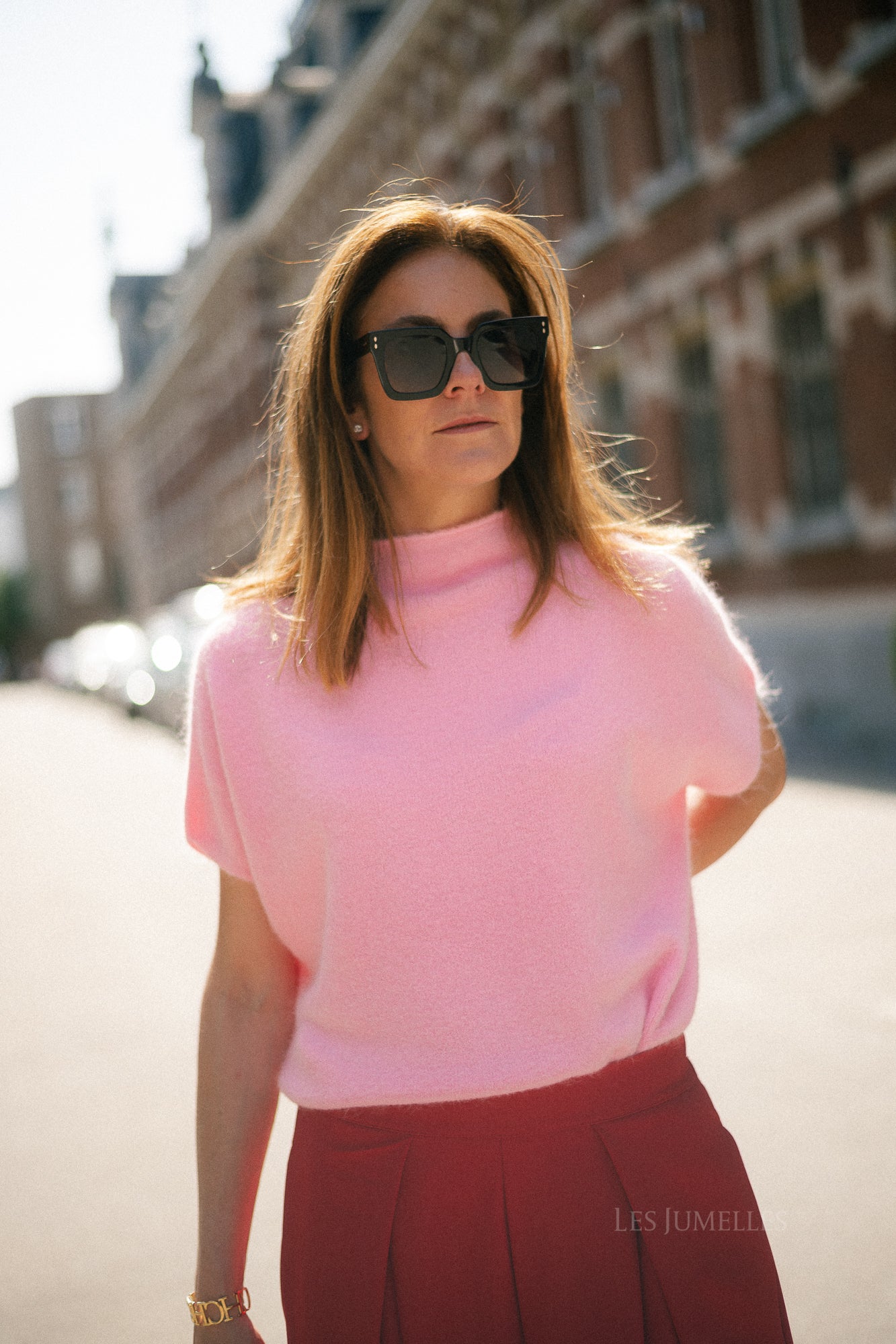 Adèle SS jumper marshmellow pink