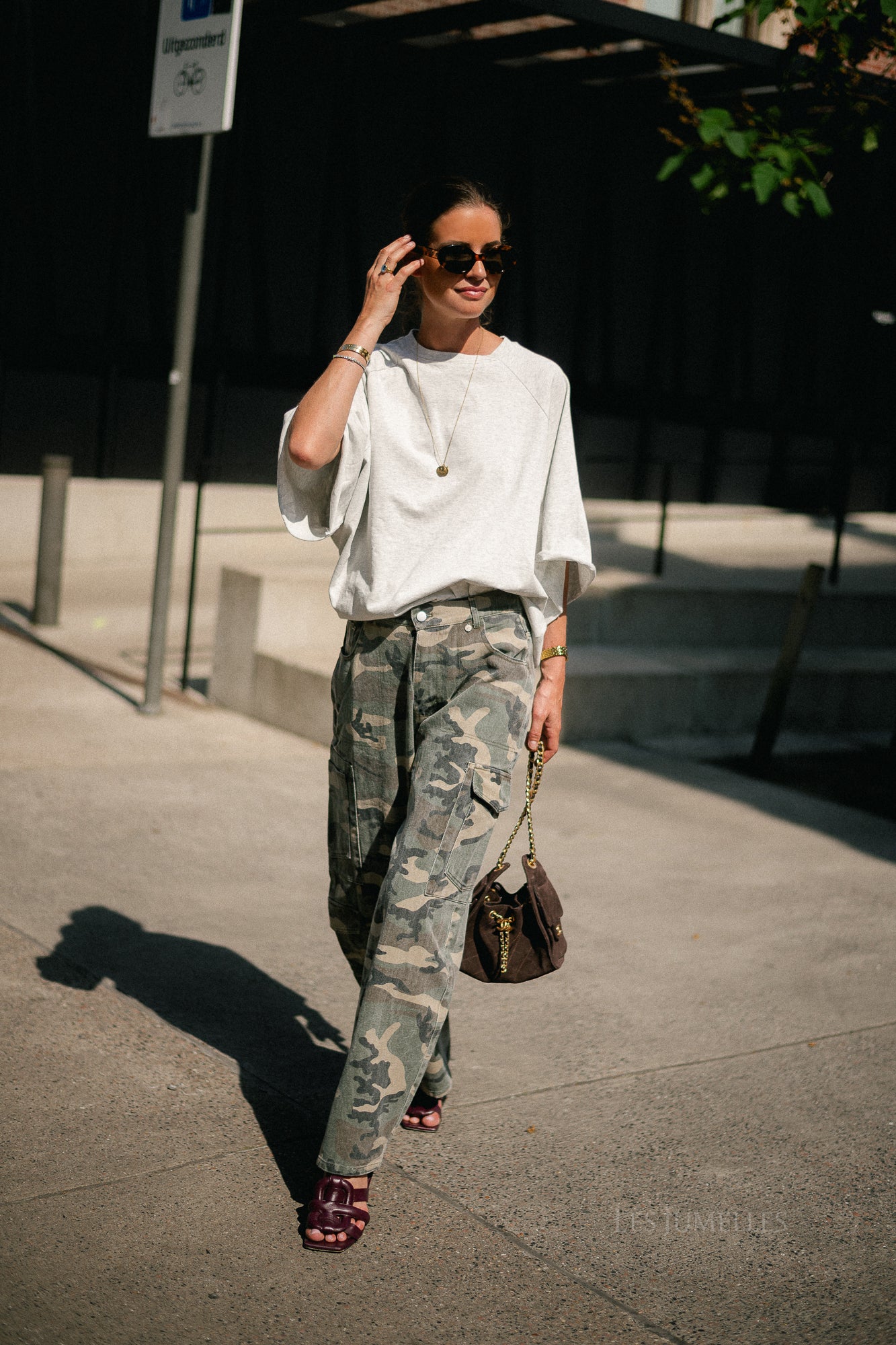 Jeanne T-shirt light grey melange