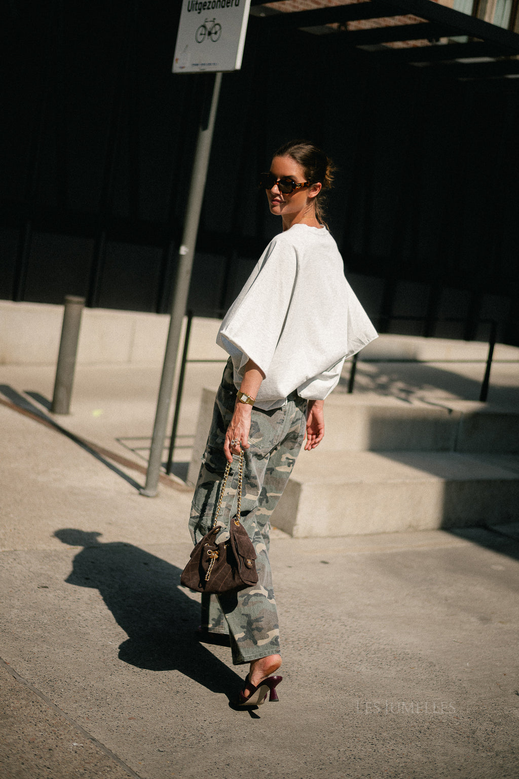 Jeanne T-shirt light grey melange