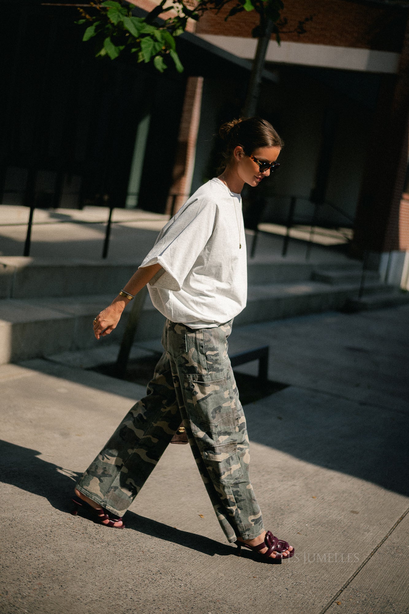 Caby camouflage cargo jeans