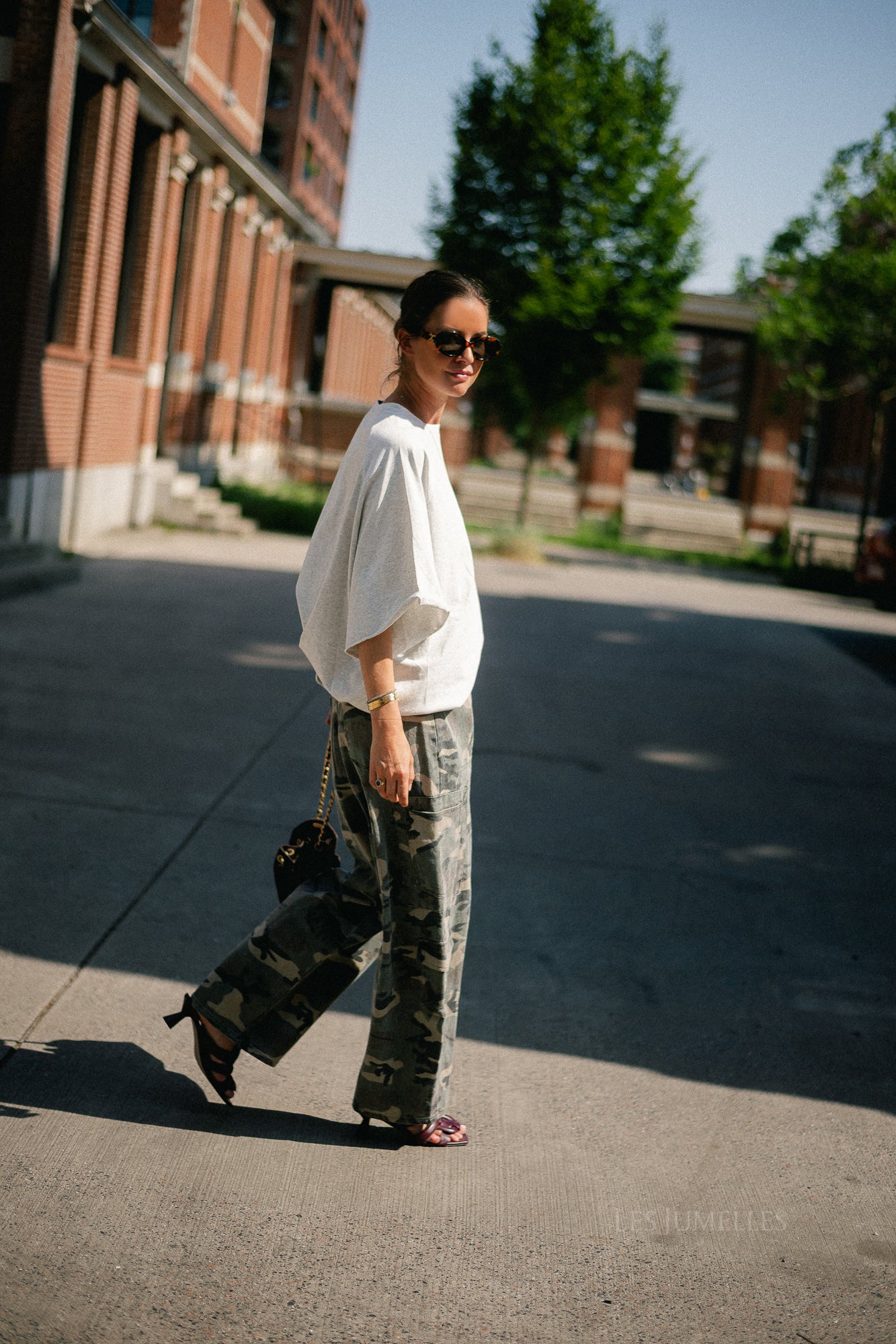 Jeanne T-shirt light grey melange