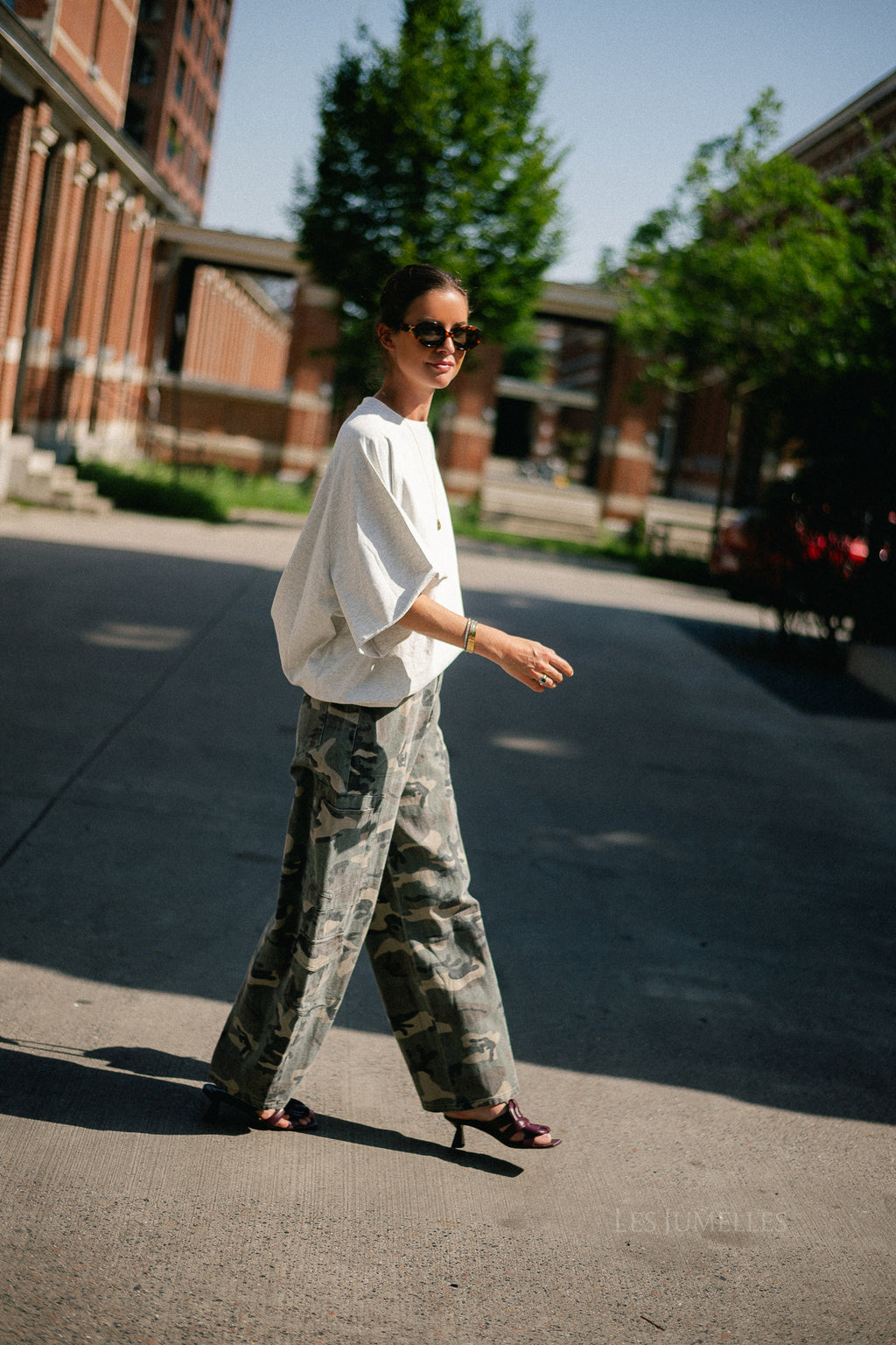 Caby camouflage cargo jeans