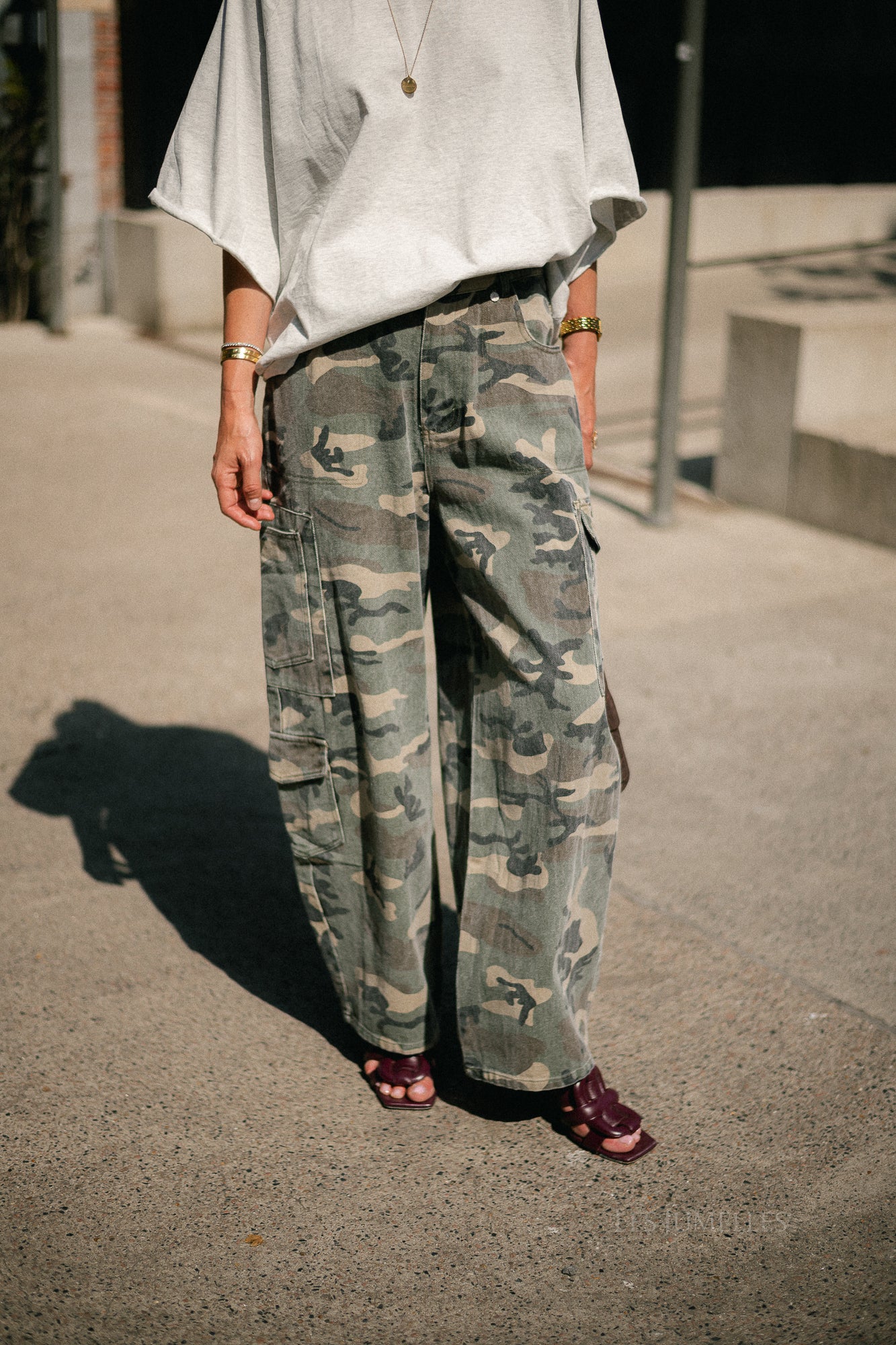 Caby camouflage cargo jeans