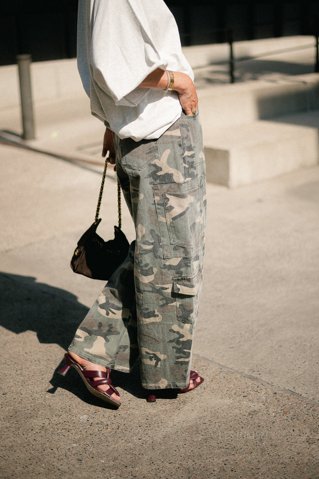 Caby camouflage cargo jeans
