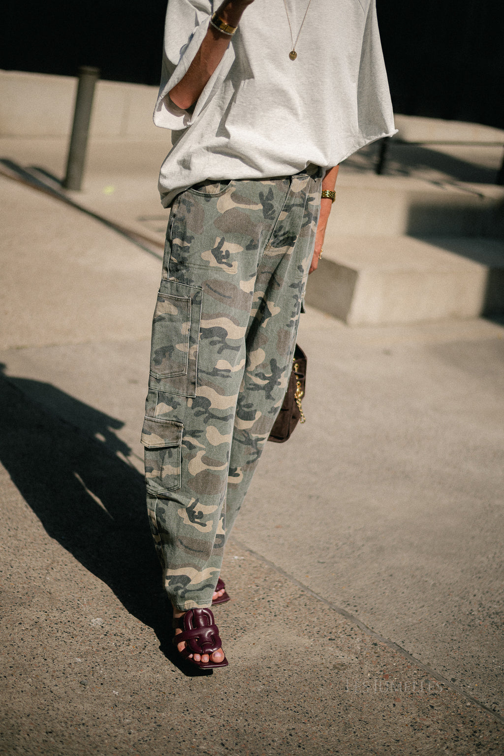 Caby camouflage cargo jeans