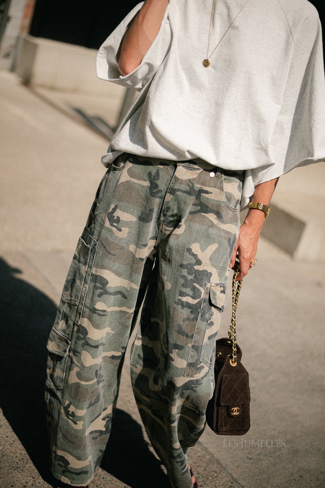 Jeanne T-shirt light grey melange