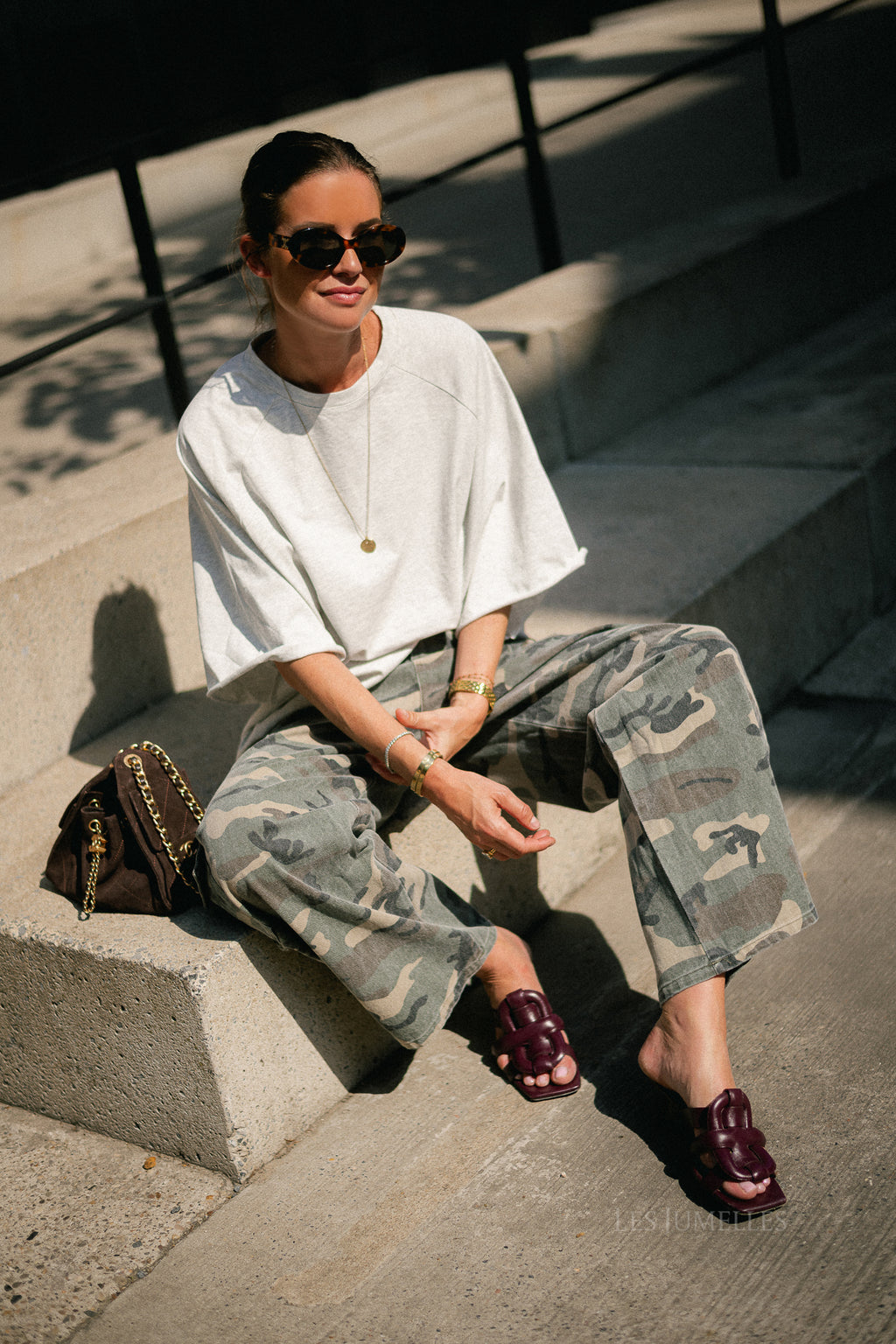 Jeanne T-shirt light grey melange