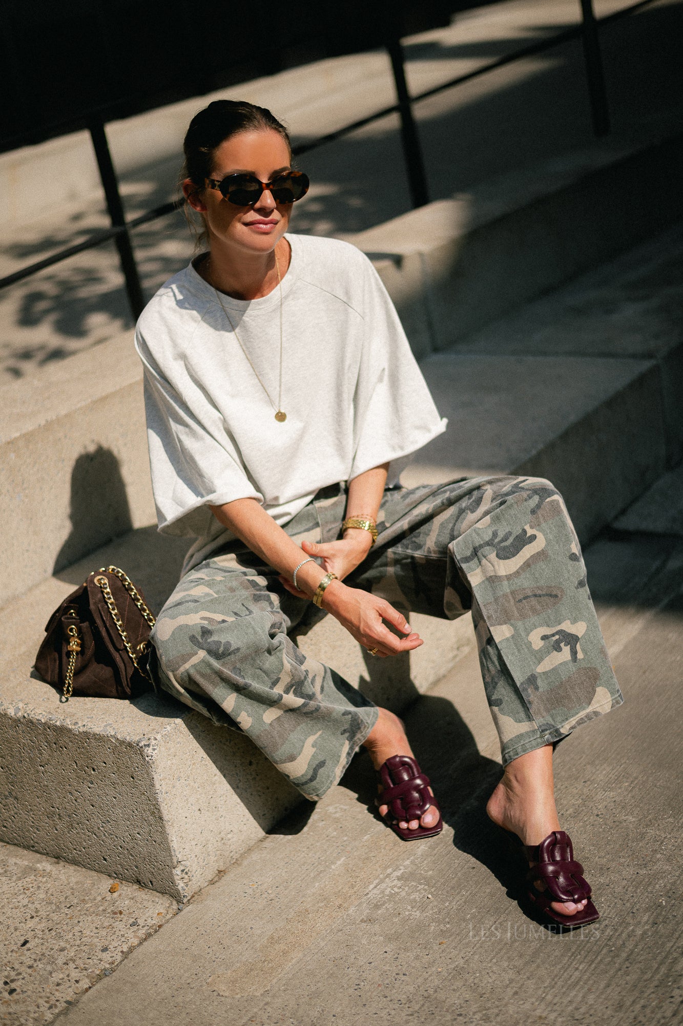 Jeanne T-shirt light grey melange
