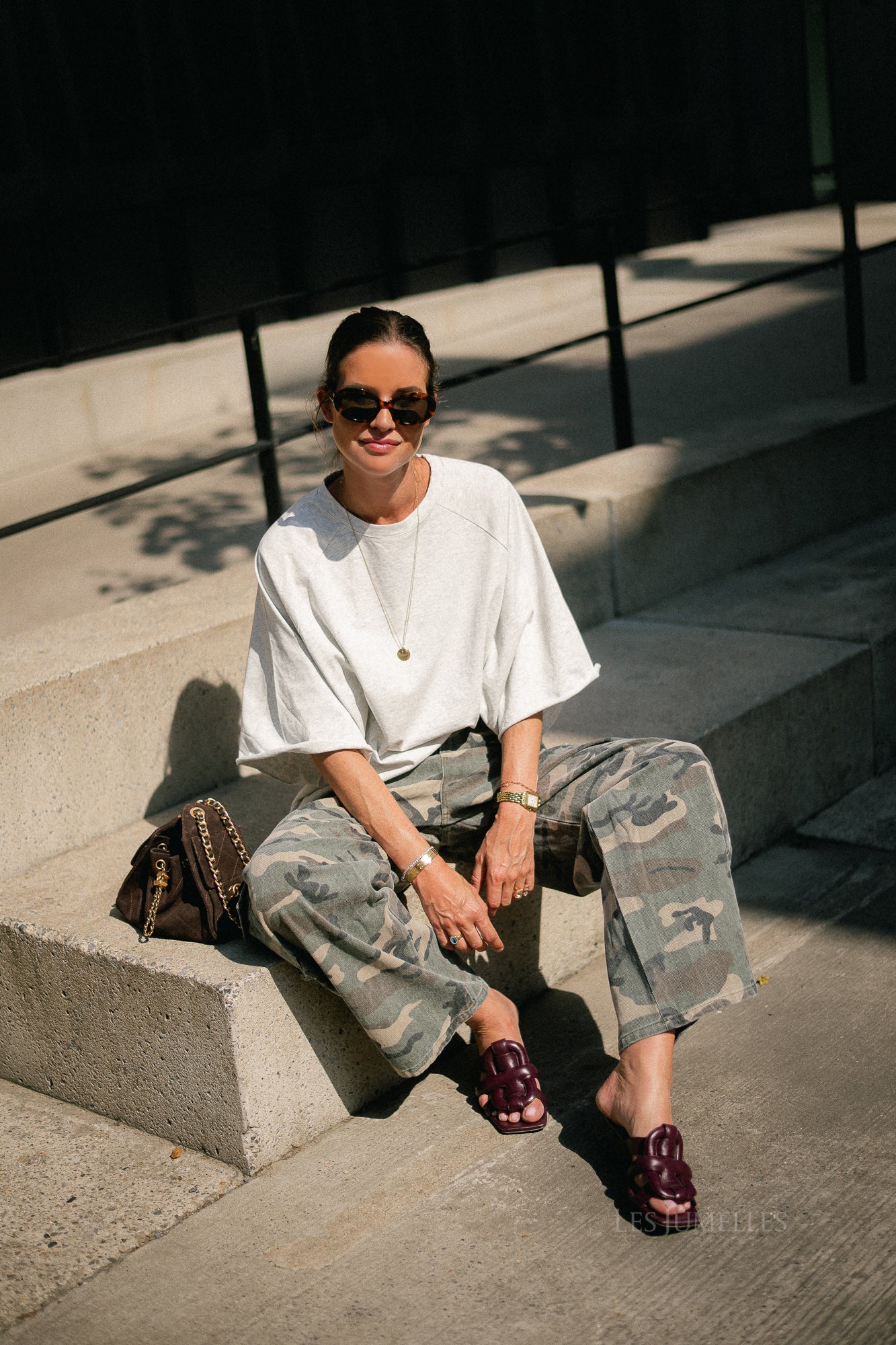 Jeanne T-shirt light grey melange