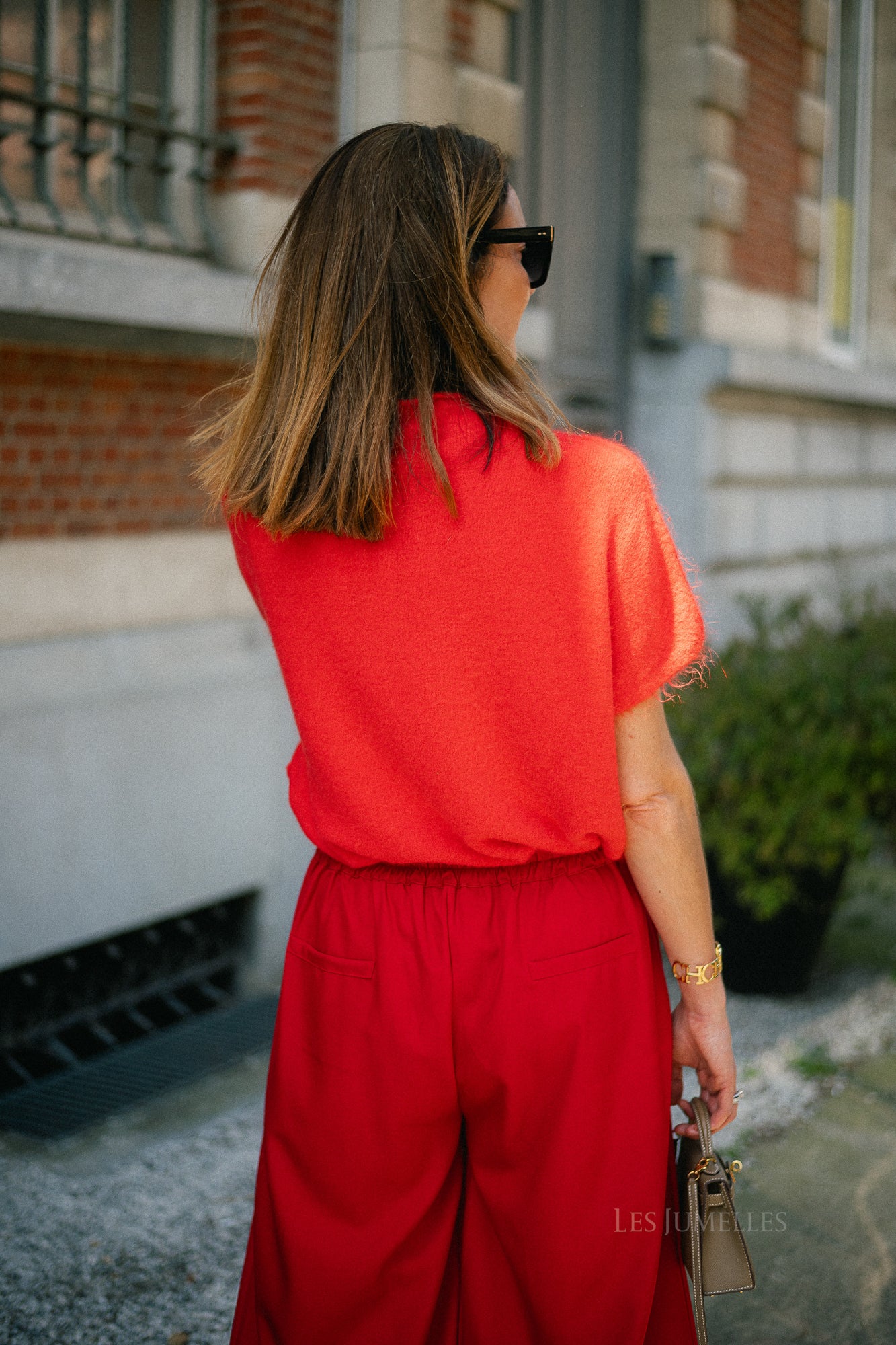 Adèle SS jumper fiery red