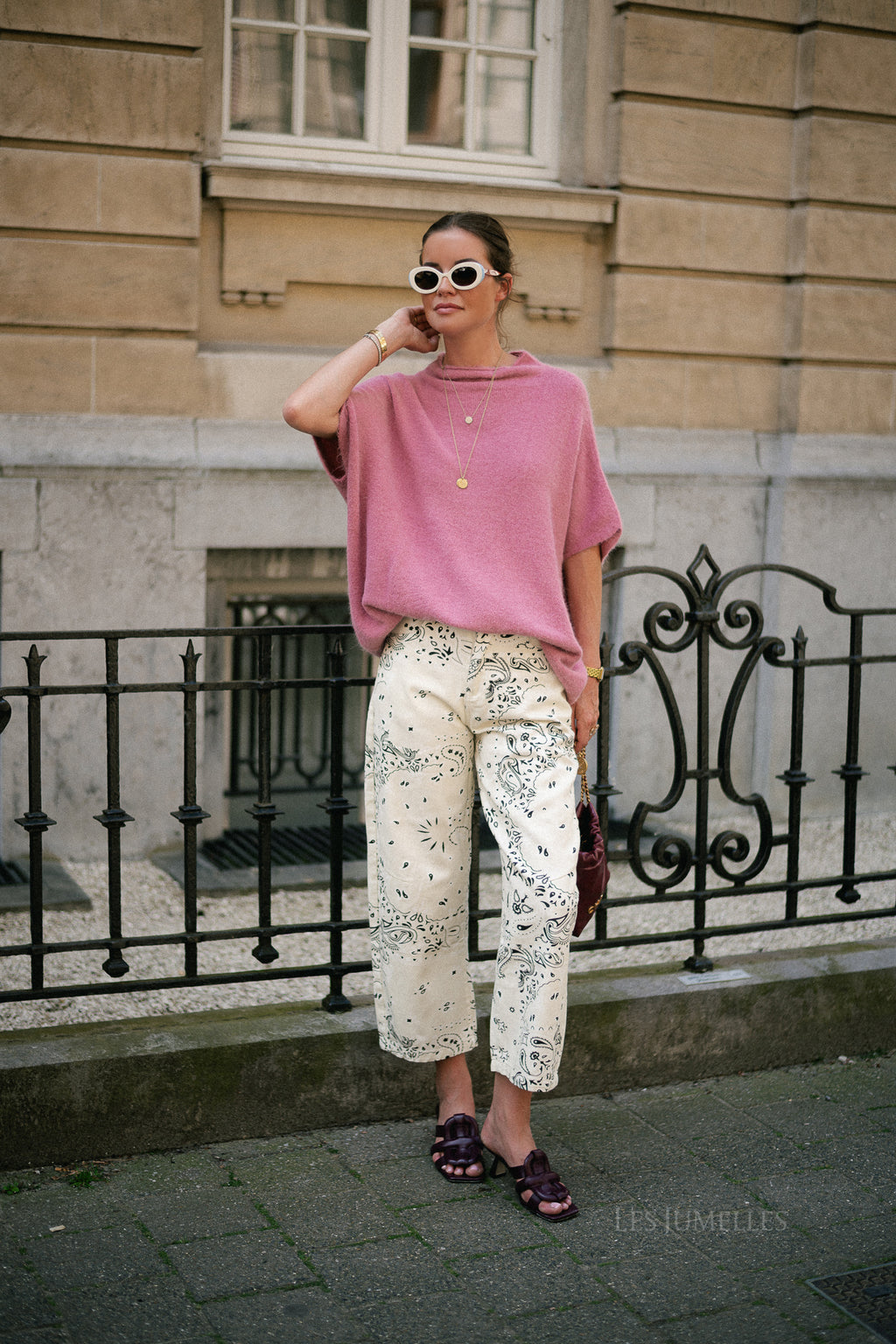 Adèle SS jumper marsala