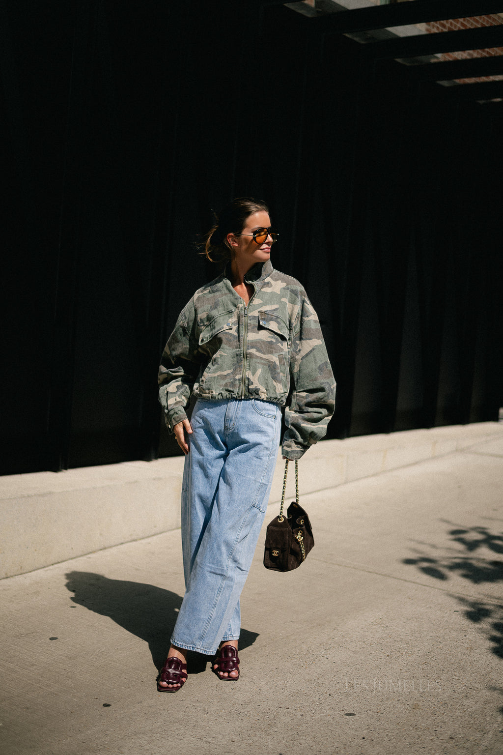 Chrissie bomber jacket camouflage