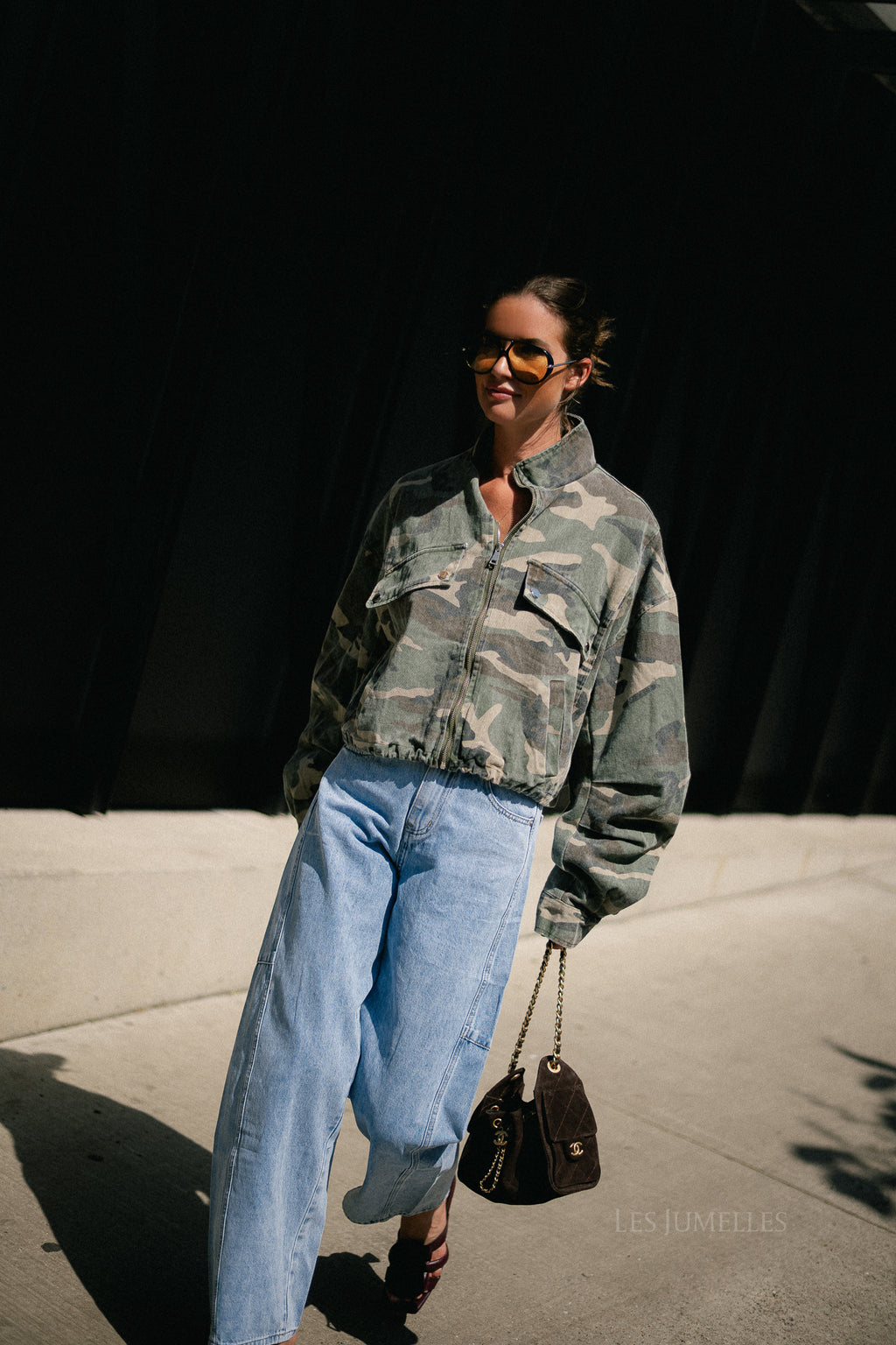 Chrissie bomber jacket camouflage