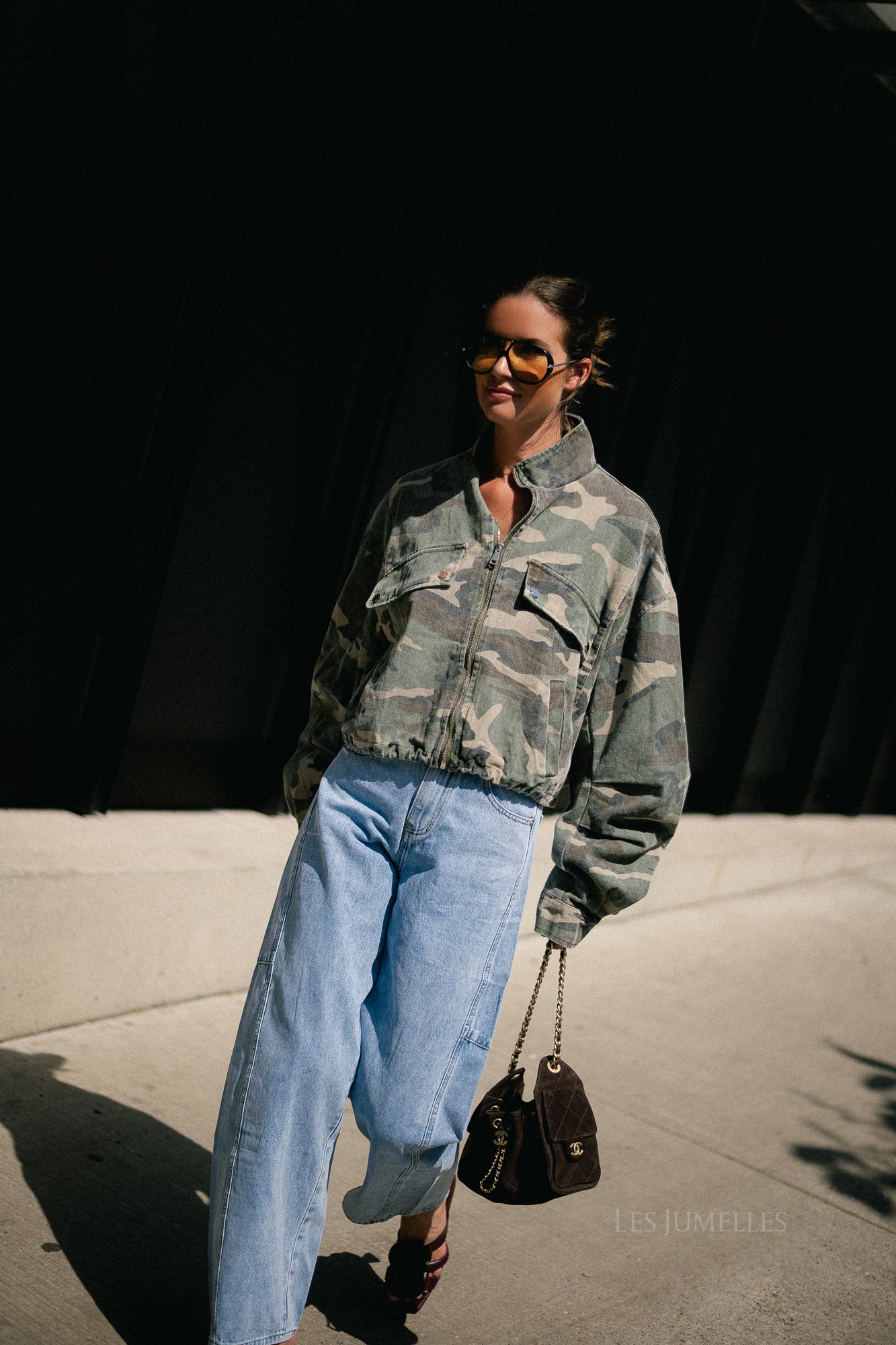 Chrissie bomber jacket camouflage