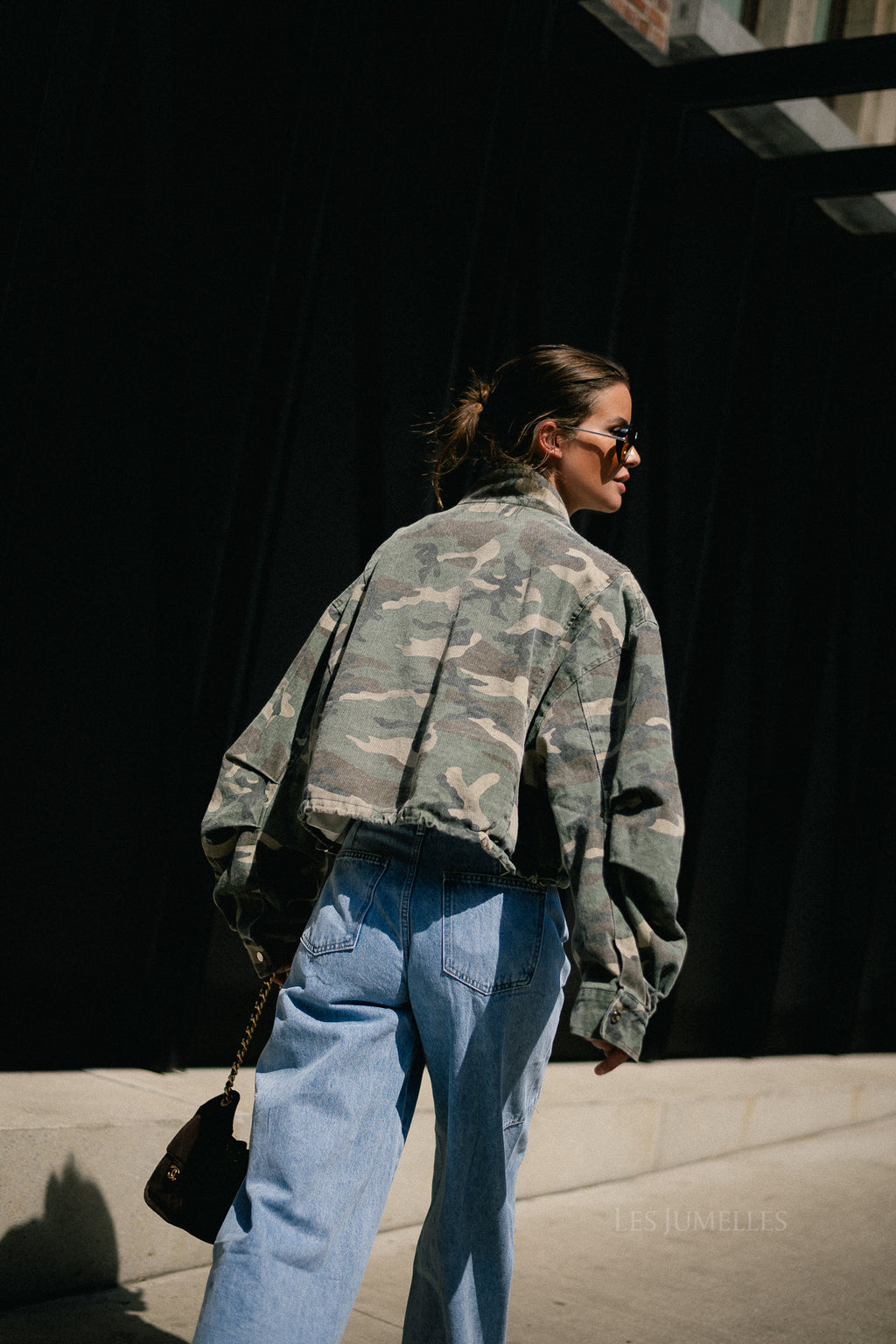 Chrissie bomber jacket camouflage