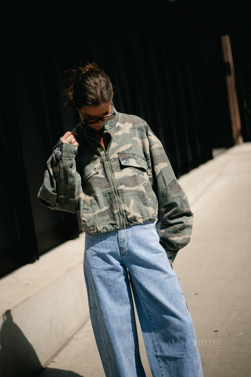 Chrissie bomber jacket camouflage