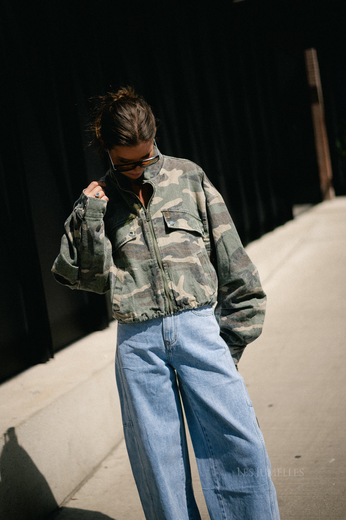 Chrissie bomber jacket camouflage