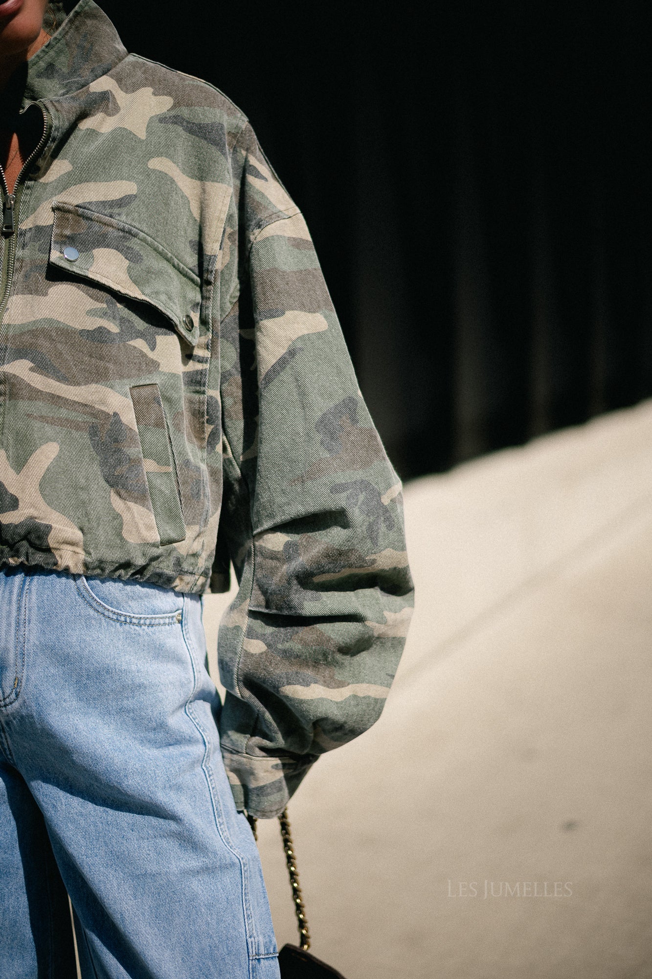 Chrissie bomber jacket camouflage